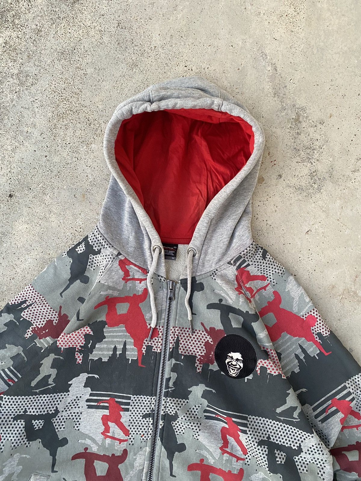 Ecko Unltd. × Fubu × Rap Tees Vintage Y2K FUBU Overprint Full Zip Hoodie Size US M / EU 48-50 / 2 - 2 Thumbnail