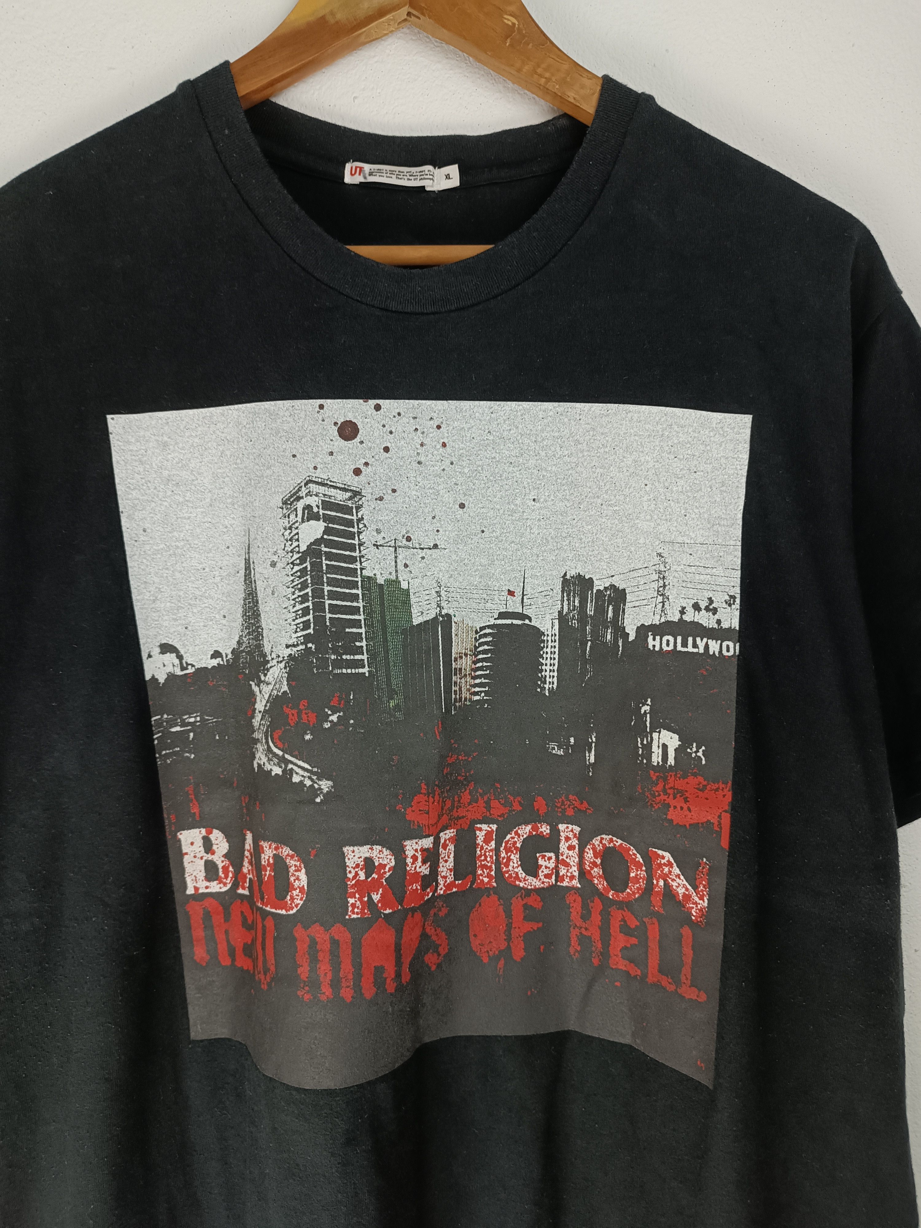 Band Tees VINTAGE '07 BAD RELIGION (blink-182 sum green day korn) Size US XL / EU 56 / 4 - 5 Thumbnail