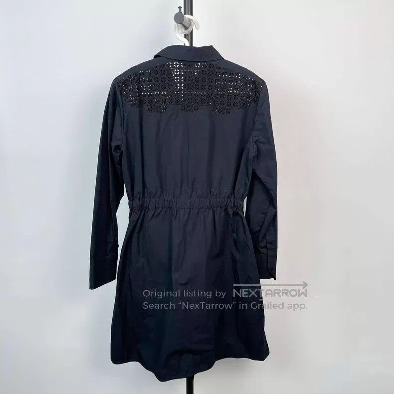 Louis Vuitton Louis Vuitton Black Long Shoulder Embroidered Shirt Dress Size XS / US 0-2 / IT 36-38 - 2 Thumbnail