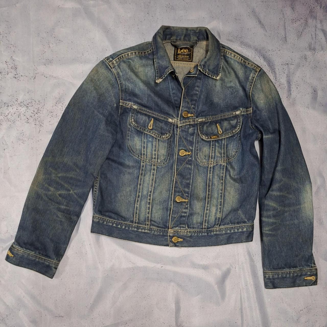 Lee Lee denim jacket with a worn-in look Size L / US 10 / IT 46 - 1 Thumbnail