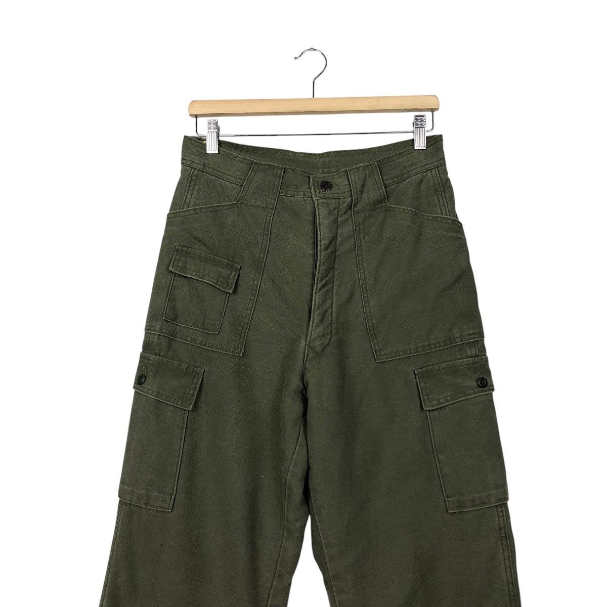Japanese Brand 📌Vintage Chore Biker Pants Military Sunrocky Size US 30 / EU 46 - 5 Thumbnail