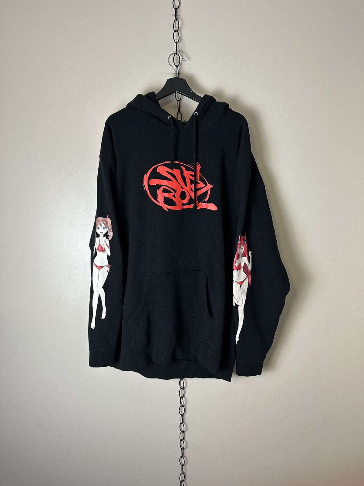 Sus Boy Lil Peep Anime Girl Hoodie Size XXL