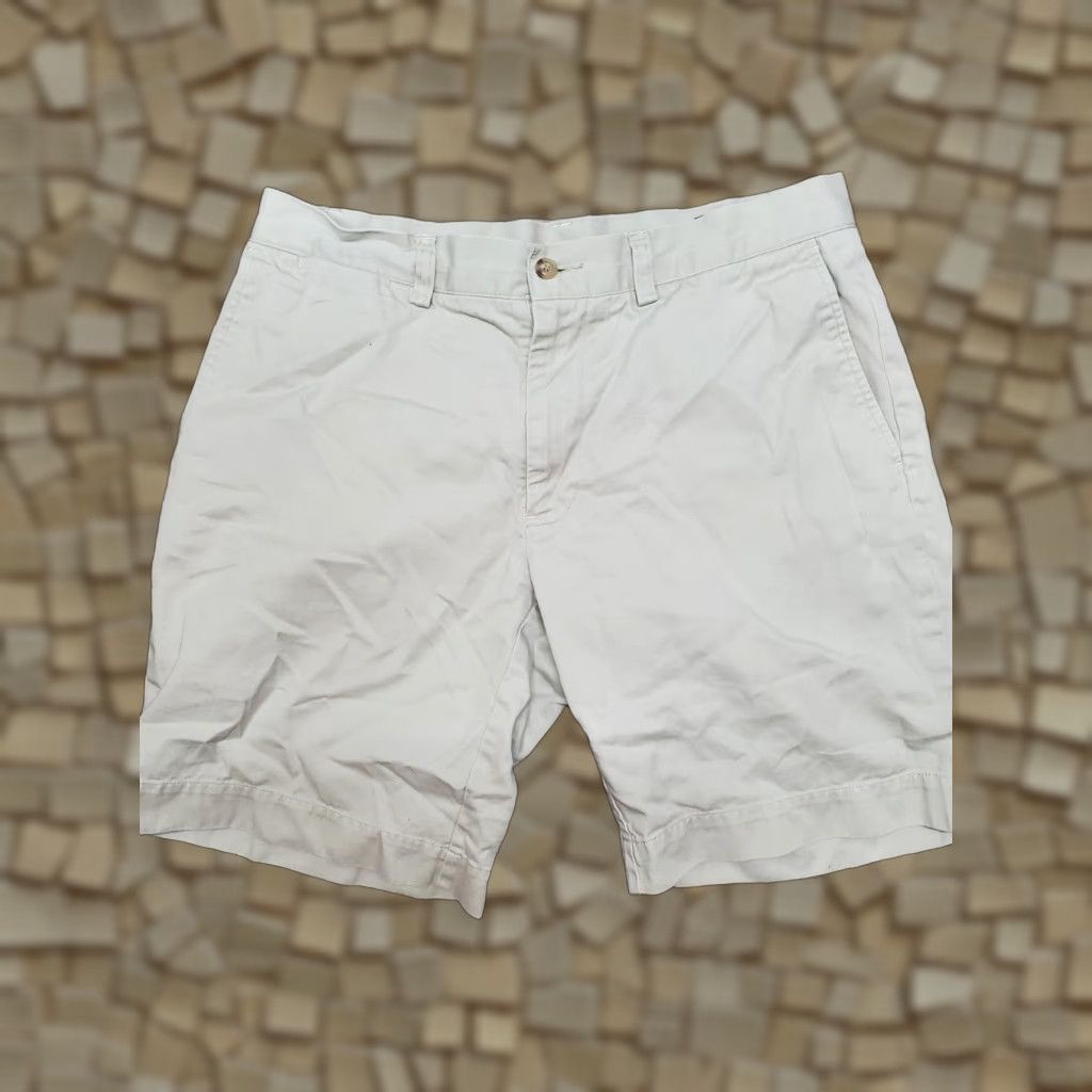 Polo Ralph Lauren Polo Ralph Lauren Chino Shorts Men Size 32 Classic Fit 9" Inseam Beige Cotton Pocket Zip Front Flat Front Pockets Casual Modern Hipster Vintage No N/A Size US XS / EU 42 / 0 - 1 Thumbnail