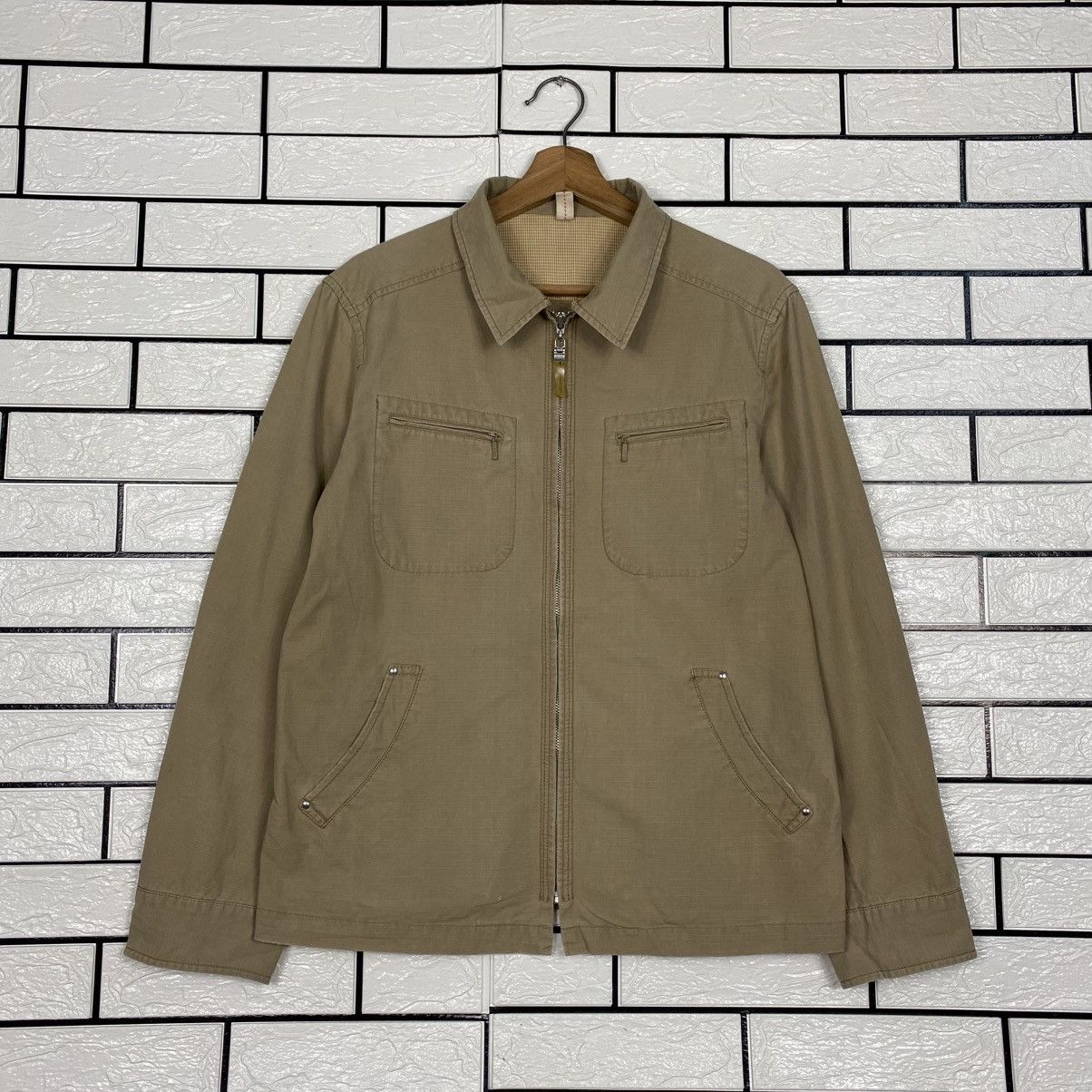 Japanese Brand 📌Vintage HBT Work Jacket AimOwesime Issey Miyake Size US M / EU 48-50 / 2 - 2 Thumbnail