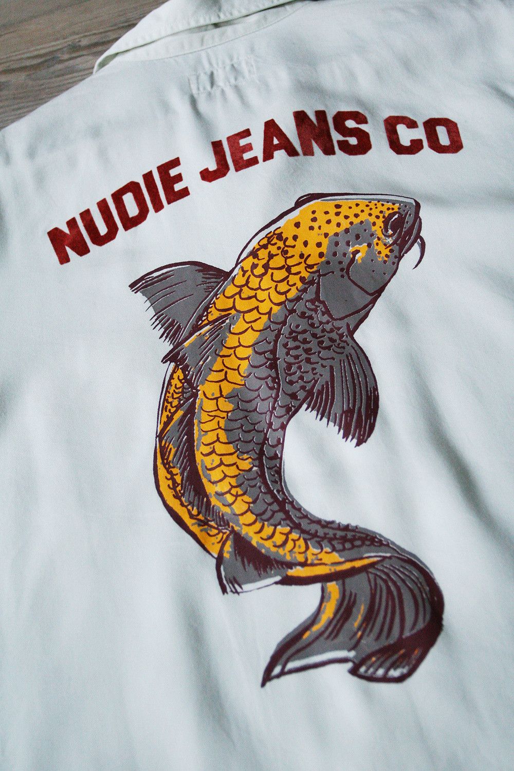 Nudie Jeans Nudie Jeans Brandon NJCO Cod Button Down Shirt Koi Fish M Size US M / EU 48-50 / 2 - 7 Thumbnail
