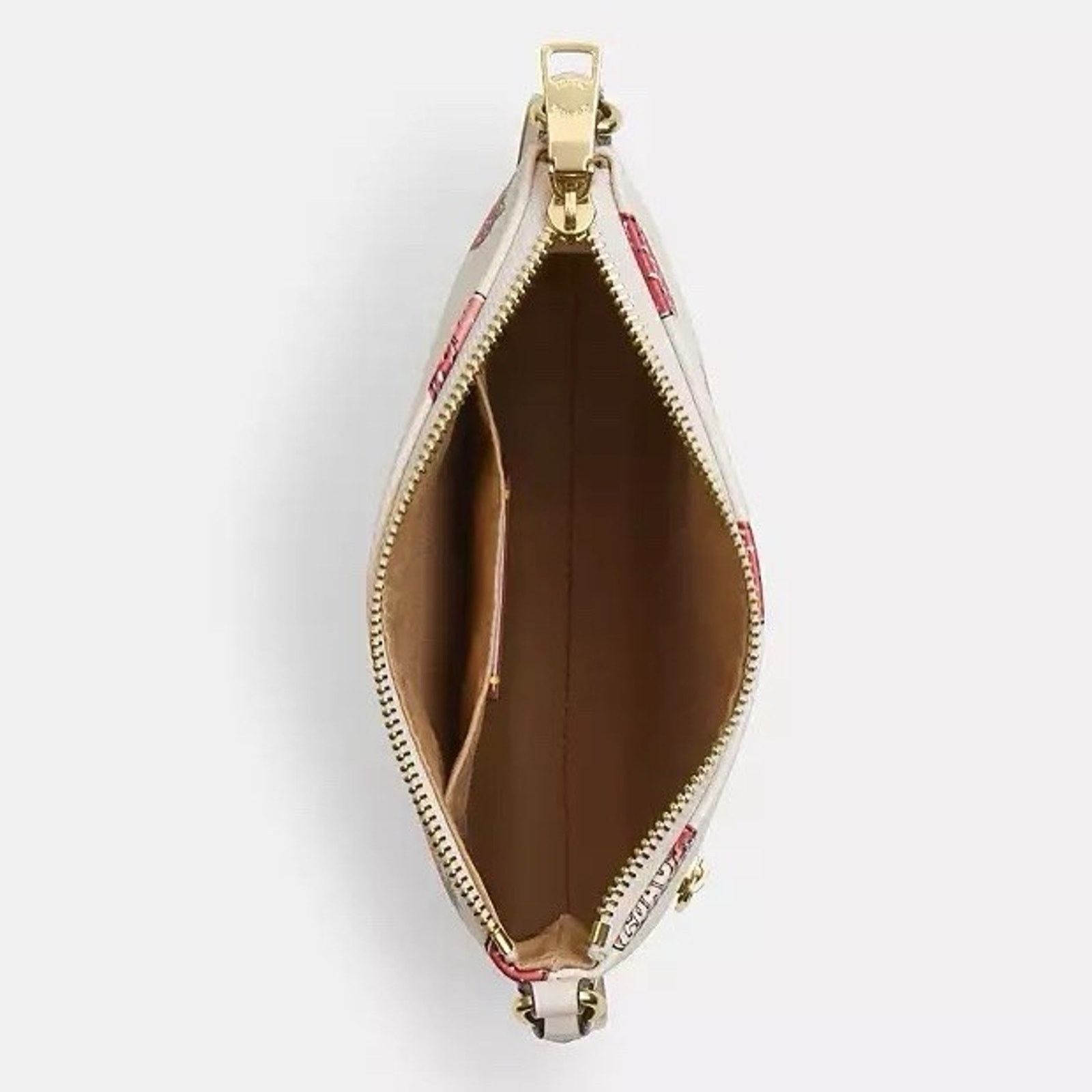 Coach NWT Coach Mini Rowan File Bag Strawberry CAQ09 Gold/Chalk Size ONE SIZE - 10 Thumbnail