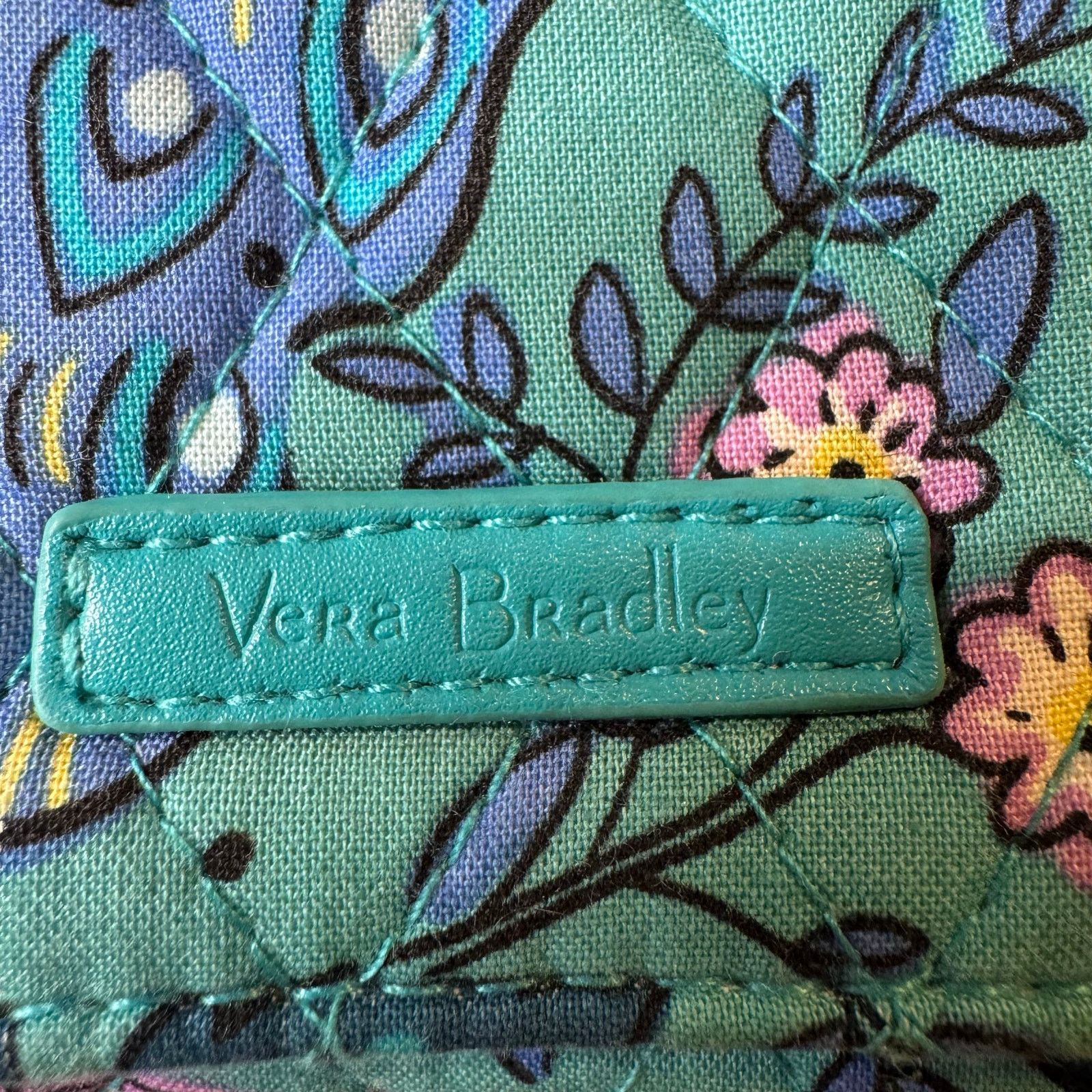 Vera Bradley Vera Bradley RFID Accordion Wristlet Wallet, Peacock Garden Size ONE SIZE - 3 Thumbnail