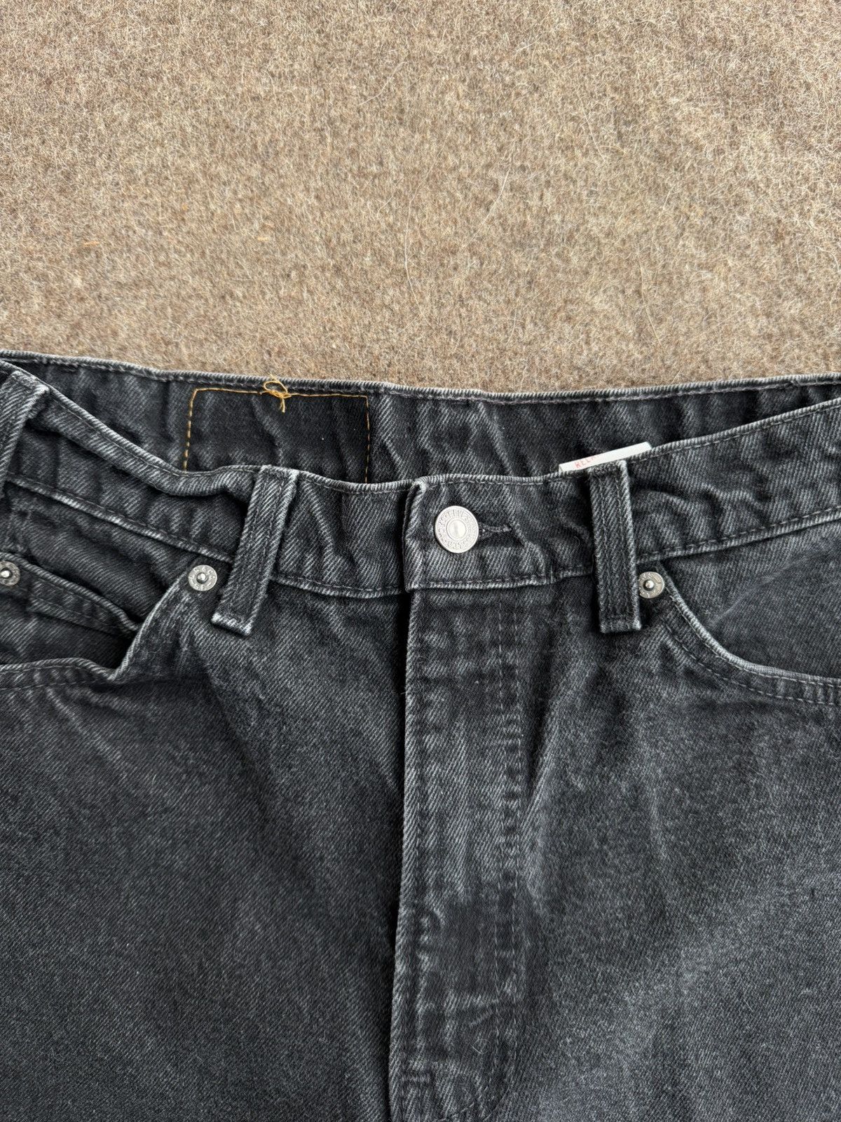 Levi's Levi’s 550 Made in USA Orange Tab Denim Shorts Size US 33 - 3 Thumbnail