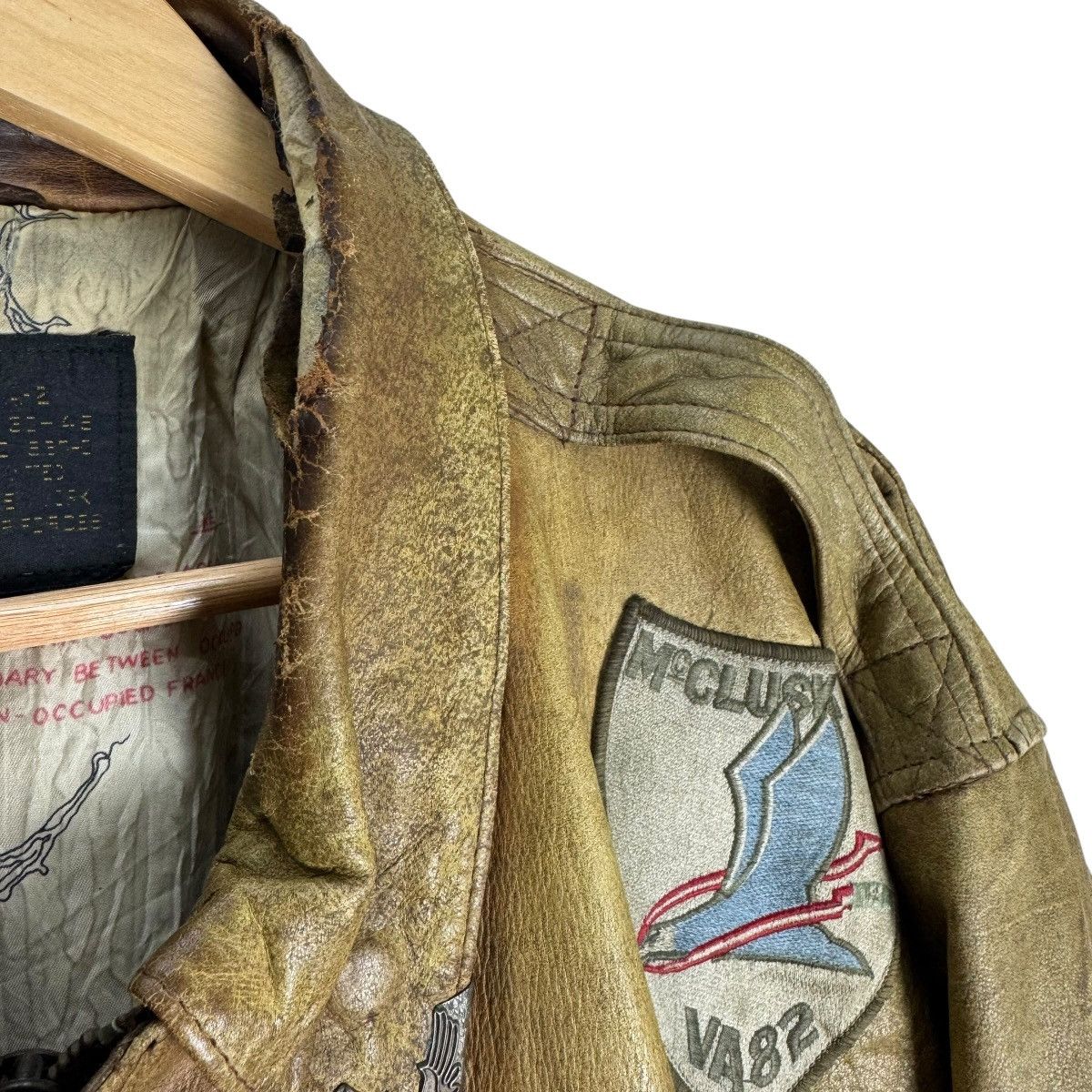Avirex ☀️AVIREX TYPE A2 LEATHER JACKET Size US L / EU 52-54 / 3 - 6 Thumbnail