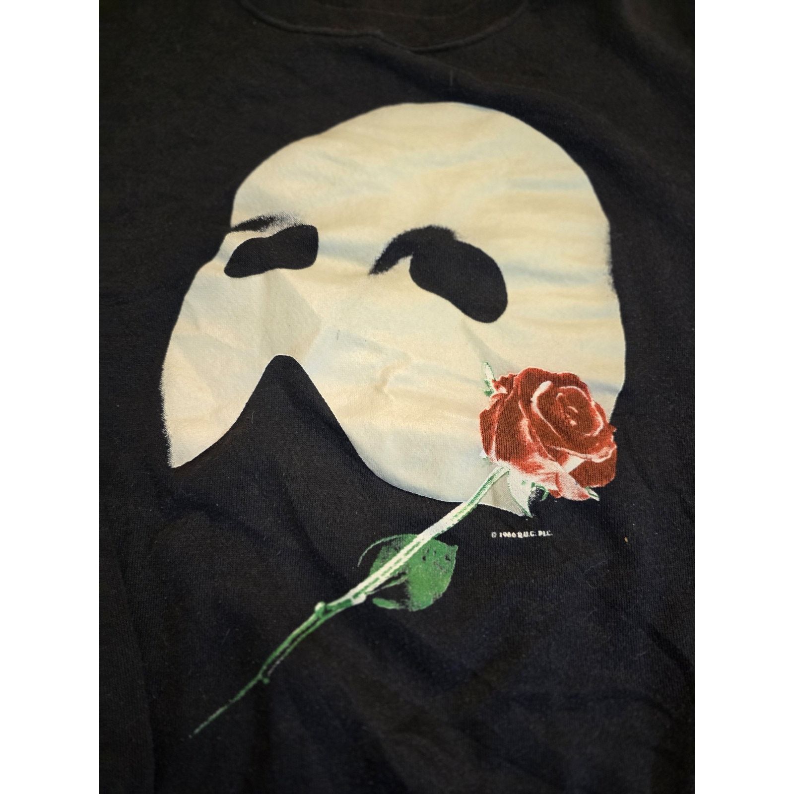 Vintage Phantom Of The Opera Vintage Black Crew Neck Delta USA Size US XL / EU 56 / 4 - 2 Thumbnail