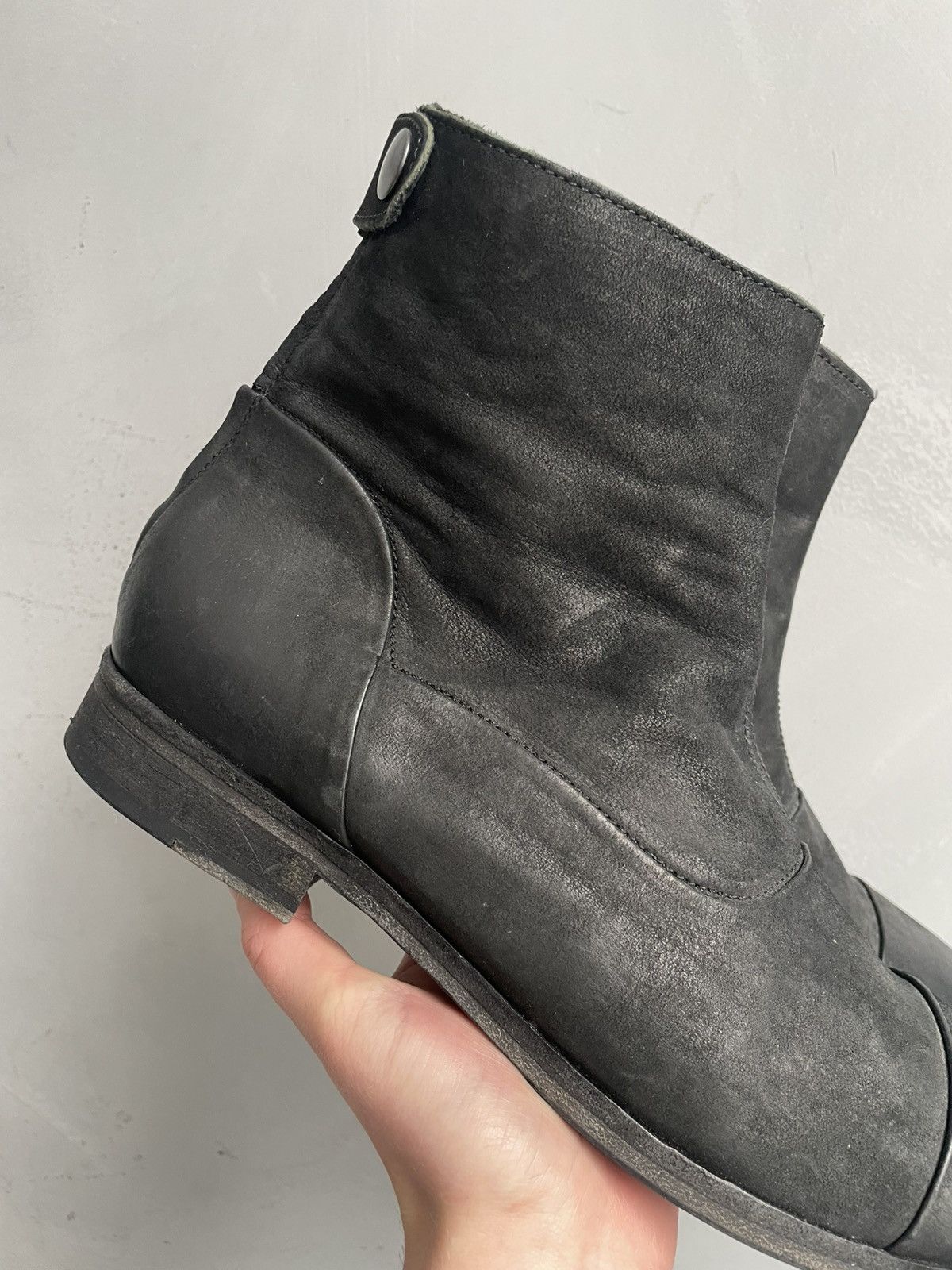 Hedi Slimane Rare black opium leather hedi slimane style zipper boots Size US 8 / EU 41 - 4 Thumbnail