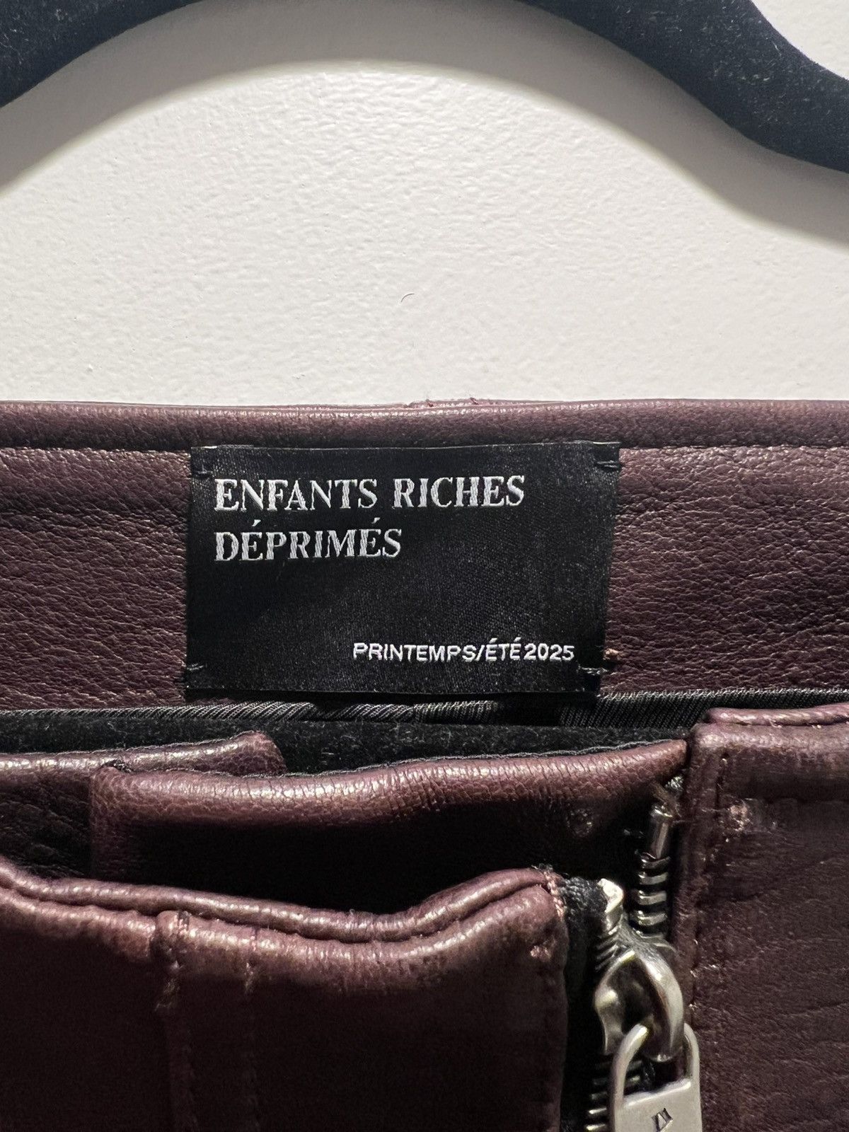 Enfants Riches Deprimes ERD GERMAN ENGINEERING LEATHER PANT Size US 32 / EU 48 - 6 Thumbnail