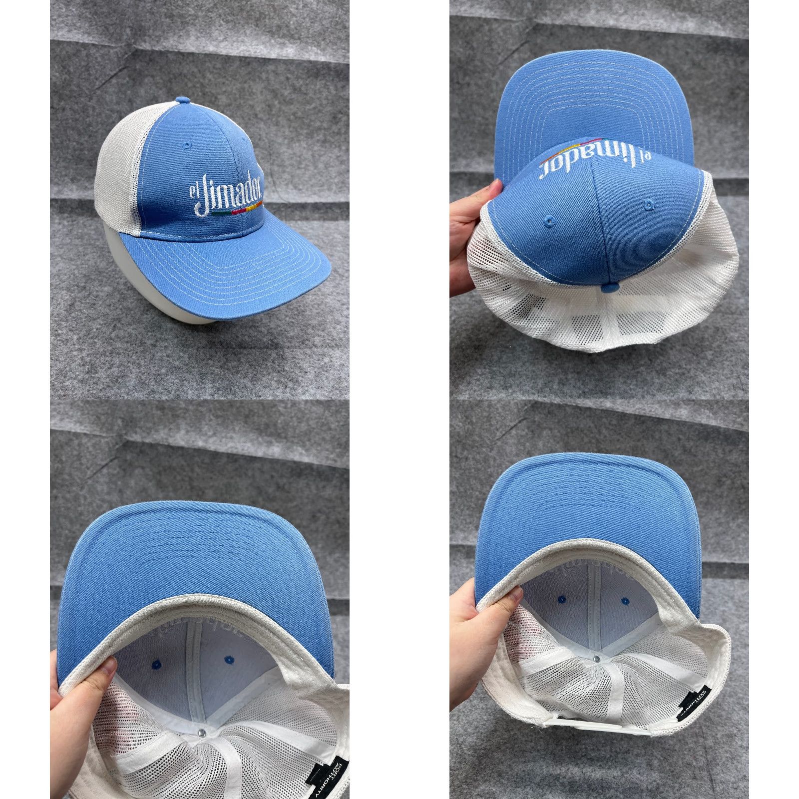 Port Authority Port Authority el Jimador Tequila Hat Cap Snap Back Adult One Size Blue Cotton Polyester Blend Trucker Hat Mens Beach Outdoor Tequila Size ONE SIZE - 8 Thumbnail