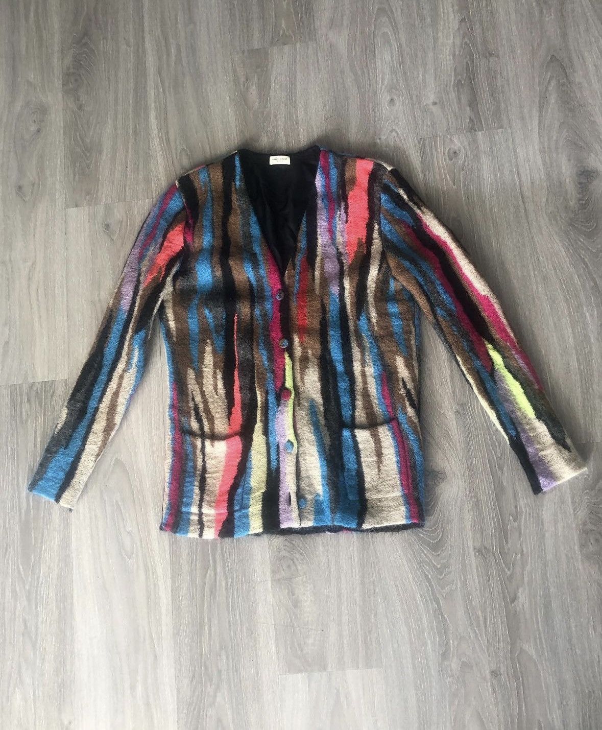 Saint Laurent Paris Saint Laurent mohair cardigan Size US S / EU 44-46 / 1 - 1 Thumbnail