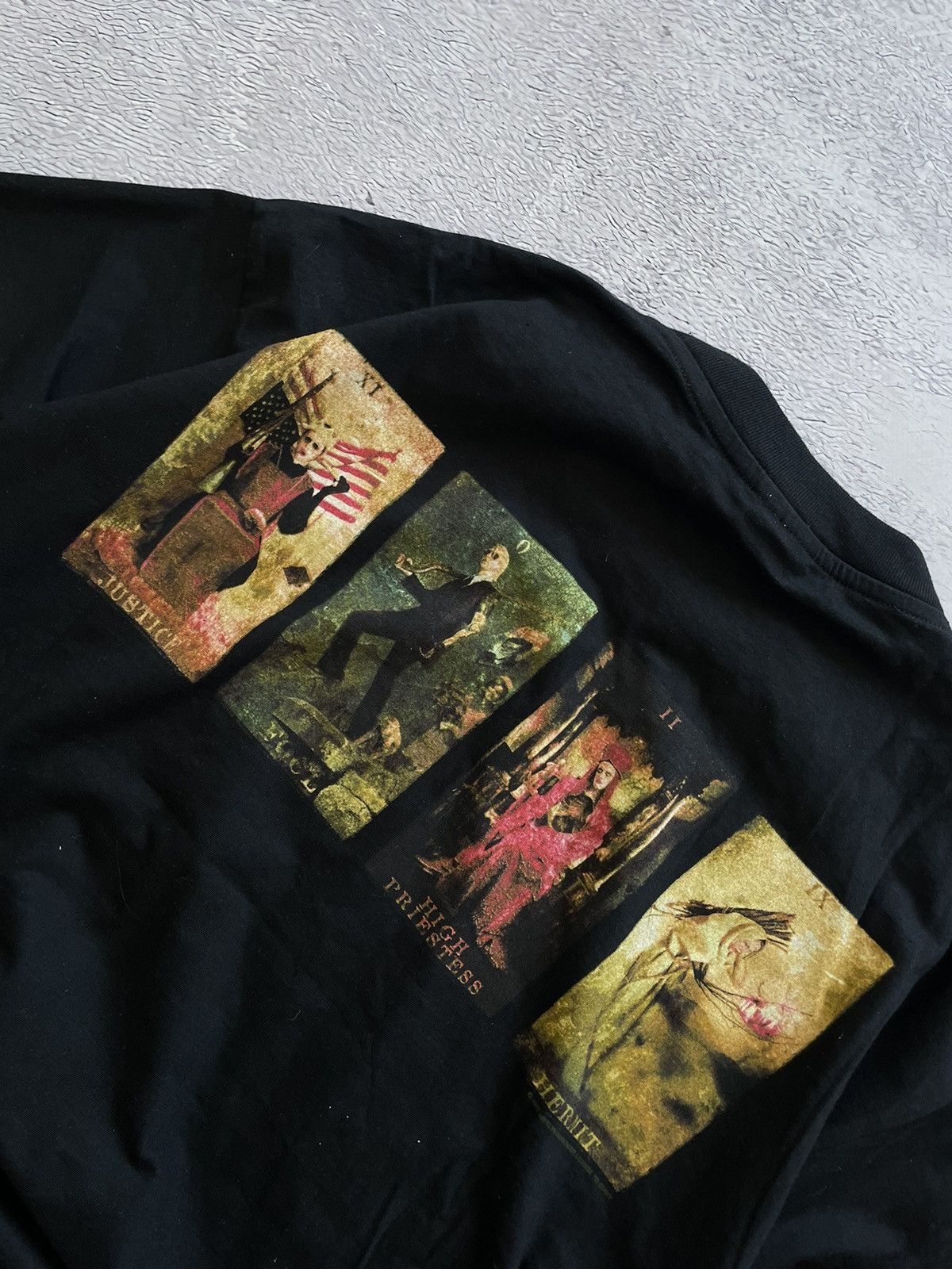 Marilyn Manson VINTAGE! T-Shirt Marilyn Manson 2000’s Death Tarot Wood Rare Size US XL / EU 56 / 4 - 7 Thumbnail
