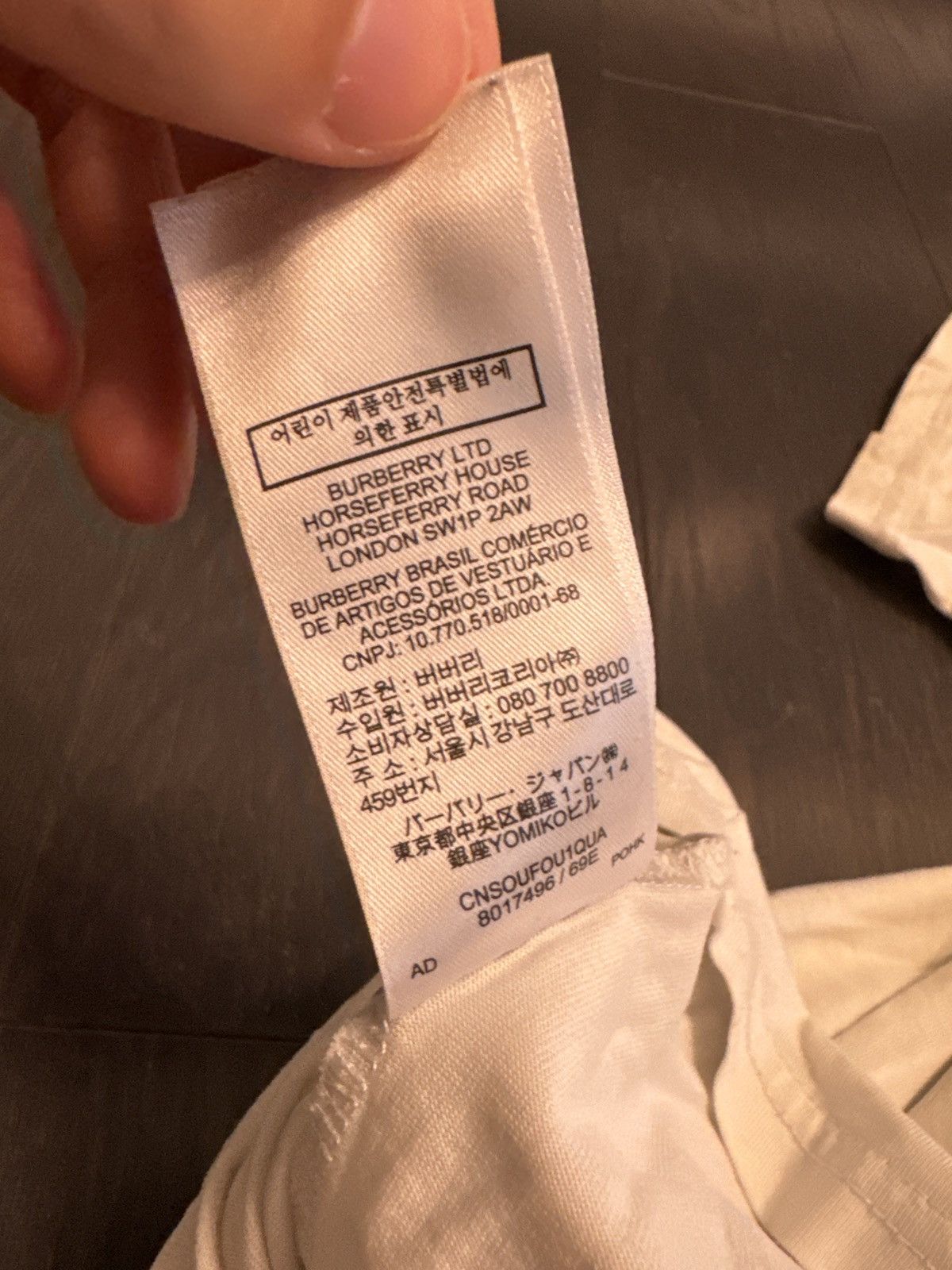 Burberry Burberry Logo t shirt Size US M / EU 48-50 / 2 - 7 Thumbnail