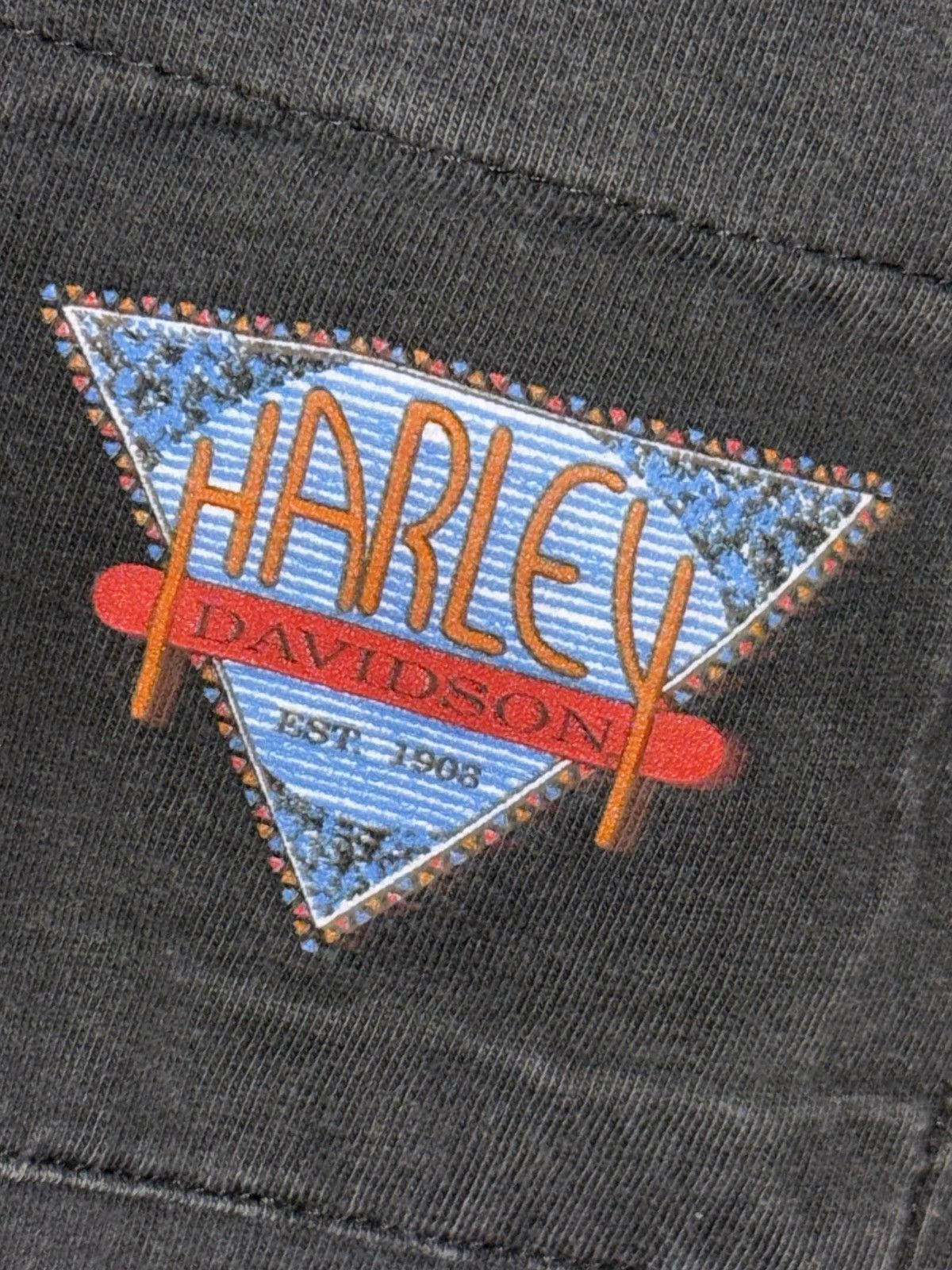 Harley Davidson Harley Davidson Motorcycle Streak Lightning Shirt Mens LG Size US L / EU 52-54 / 3 - 3 Thumbnail