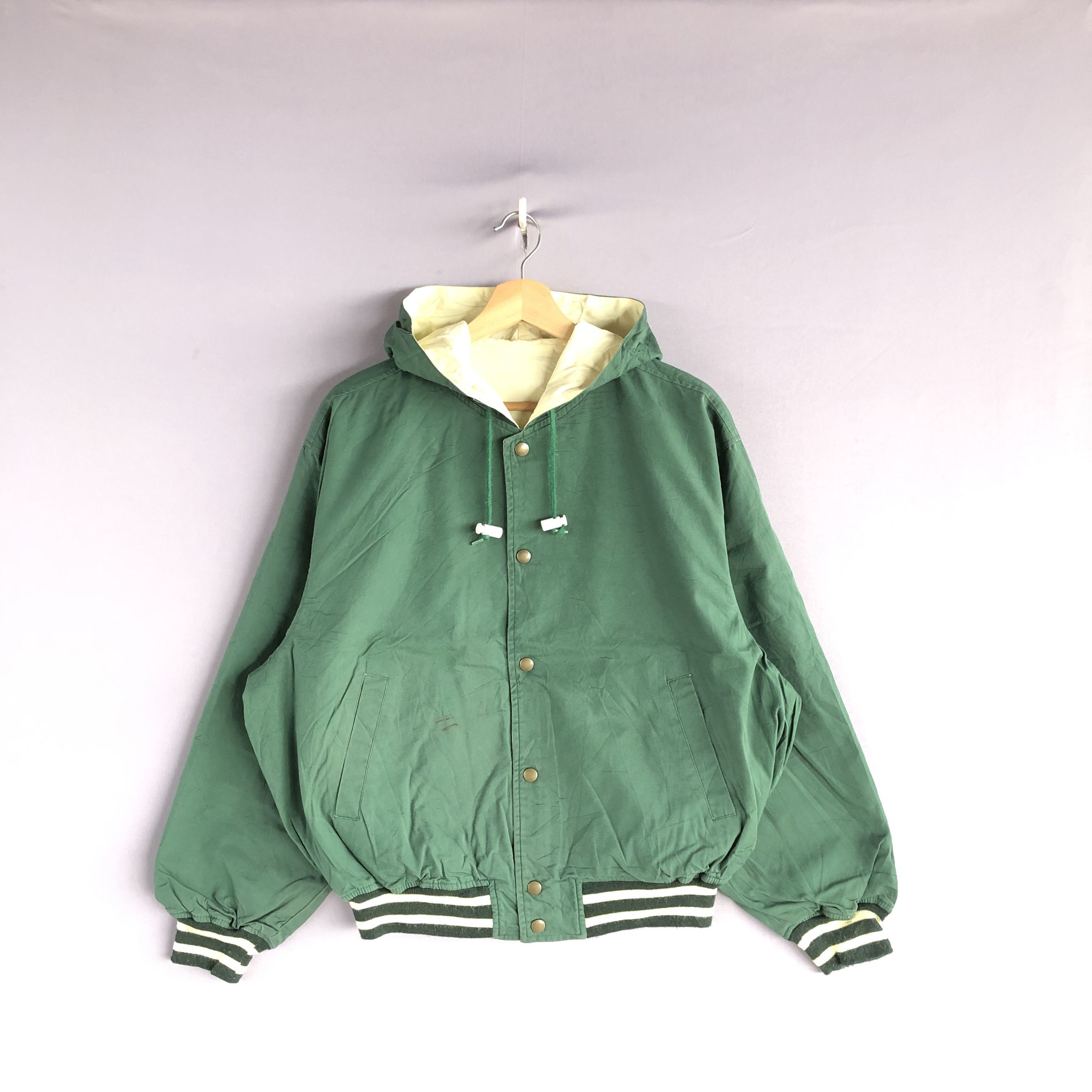 Japanese Brand × Vintage Vintage Pendre Reversible Hoodie Baseball Varsity Jacket Size US XL / EU 56 / 4 - 1 Thumbnail