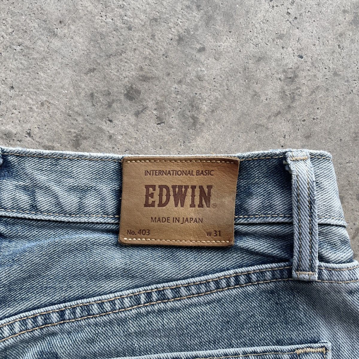 Edwin Vintage Edwin Made In Japan Wash Jeans Denim Pants Faded W31 Size US 31 - 9 Thumbnail