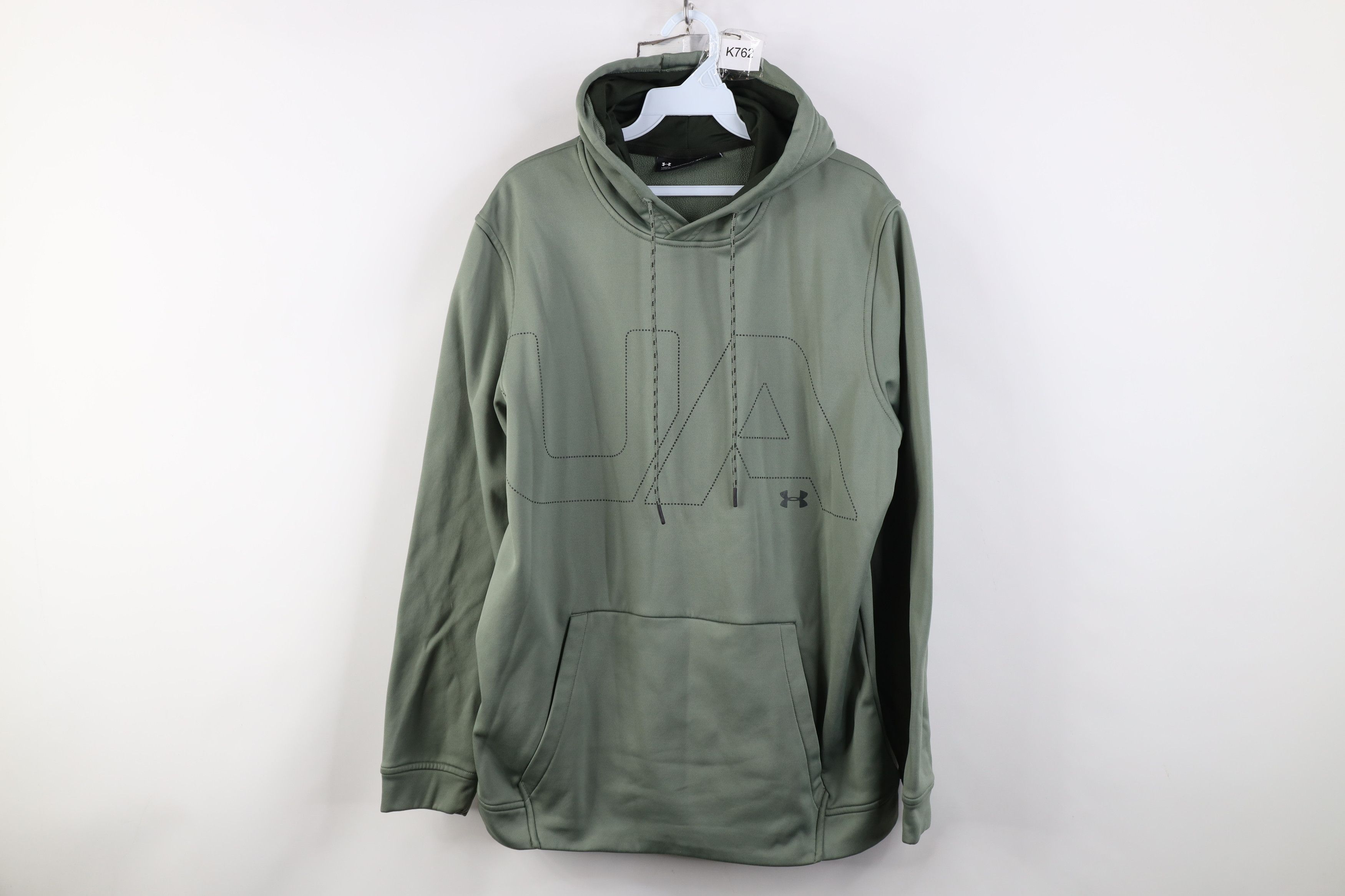 Under Armour Under Armour Fit ColdGear Big Logo Hoodie Sweatshirt Green Size US L / EU 52-54 / 3 - 1 Thumbnail