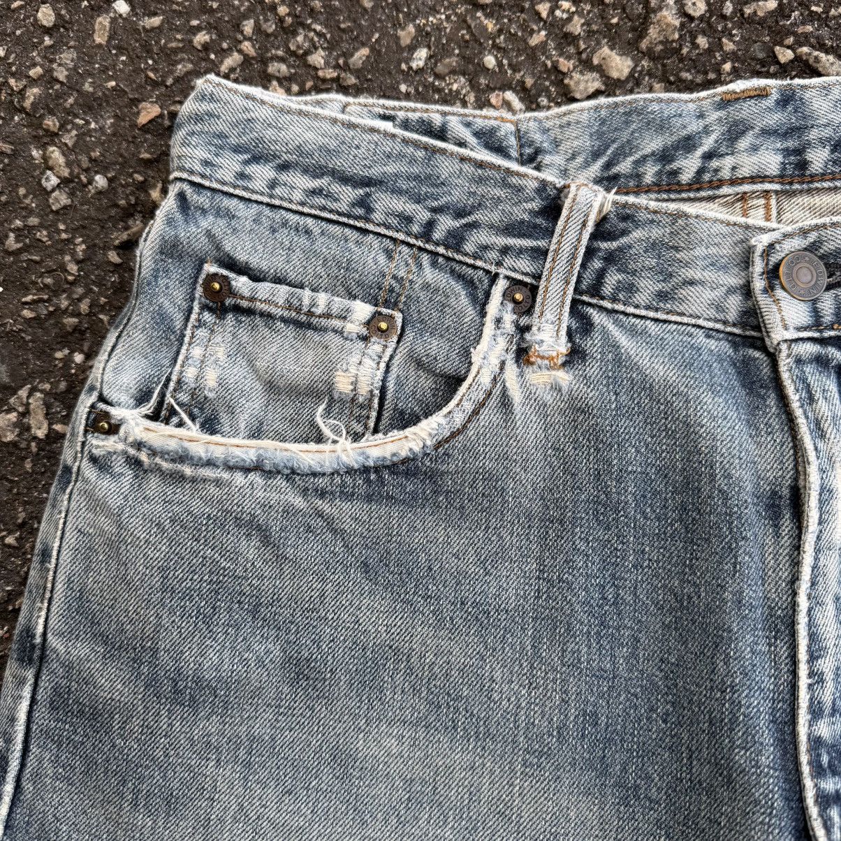 Edwin Vintage Edwin Faded Mud Washer Denim Jean Pants Size US 33 - 5 Thumbnail
