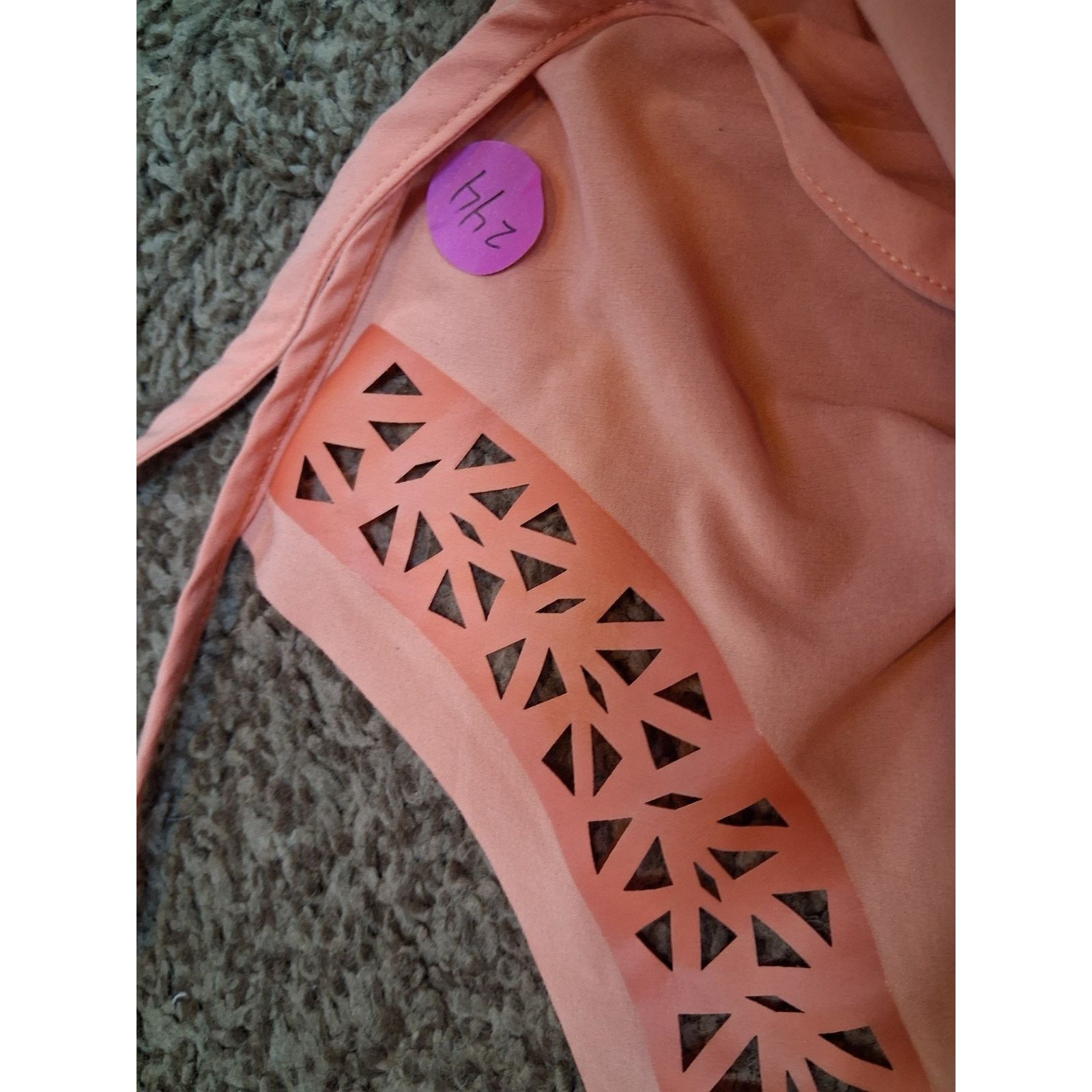 Oakley Oakley Pink Tank Top Women's M Athletic Stretch Racerback Size M / US 6-8 / IT 42-44 - 4 Thumbnail