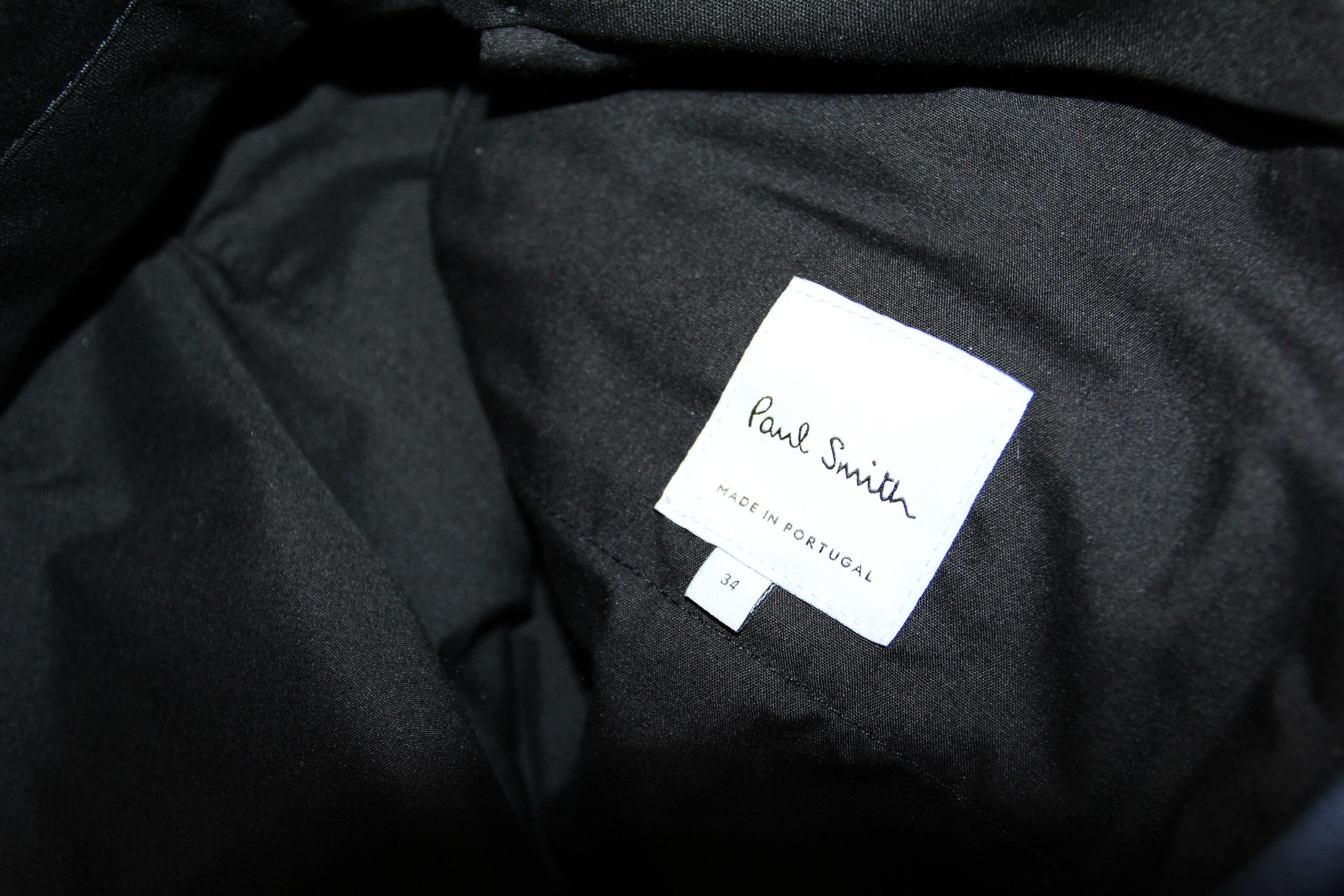 Paul Smith BNWT AW25 PAUL SMITH COTTON BLEND TWILL PANTS 34 Size US 34 / EU 50 - 9 Thumbnail
