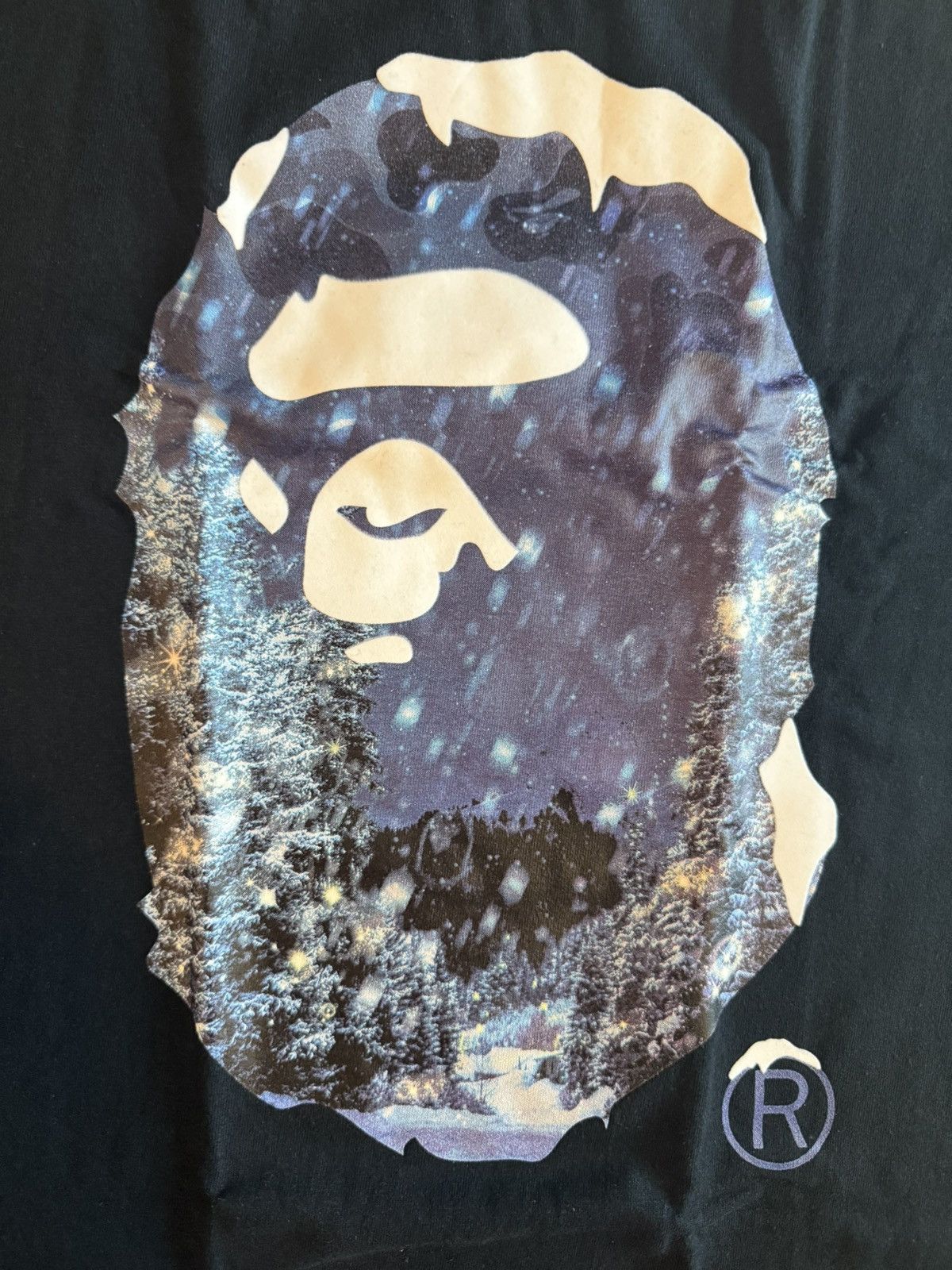 Bape Bape Christmas Photo Ape Head Tee Size US L / EU 52-54 / 3 - 3 Thumbnail