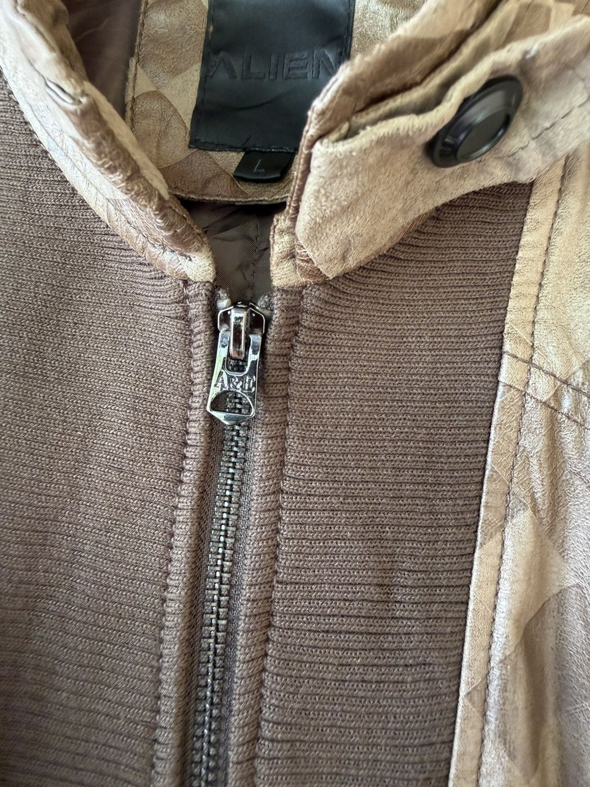 Yasuyuki Ishii Alien Biker Jacket Geometric Pattern 14thaddiction Styled Size US L / EU 52-54 / 3 - 12 Thumbnail