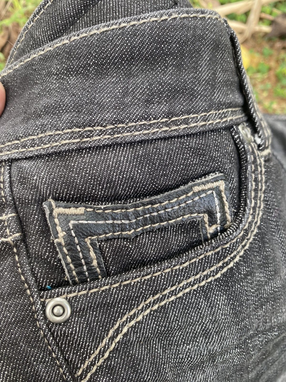 Japanese Brand black denim Size 24" / US 00 / IT 34 - 4 Thumbnail