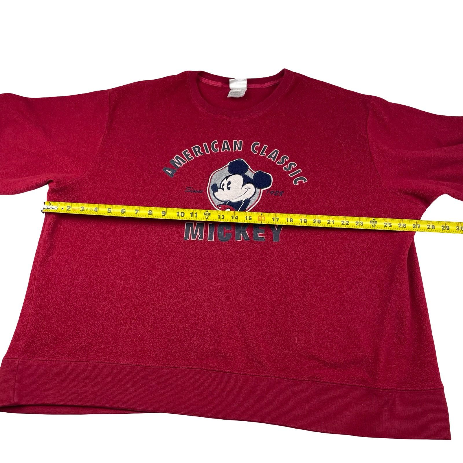Disney VTG Disney Men's Mickey Mouse Crewneck Pullover Fleece Sweat Size US XXL / EU 58 / 5 - 6 Thumbnail