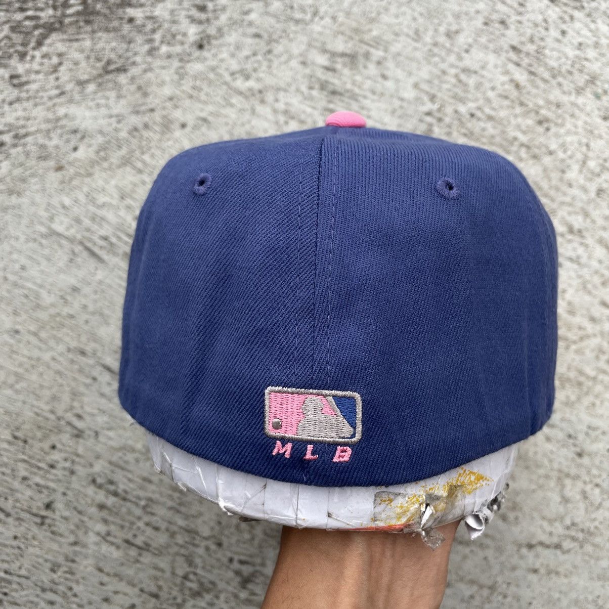 MLB Atlanta braves neon blue with indian logo Size ONE SIZE - 5 Thumbnail