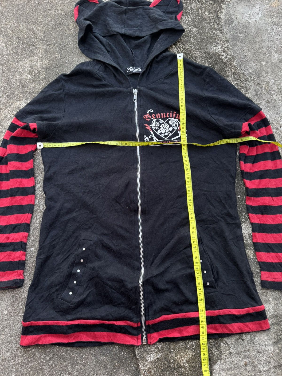 If Six Was Nine × Japanese Brand Gothic Japanese Hoodie Chilmie Style Size US S / EU 44-46 / 1 - 6 Thumbnail