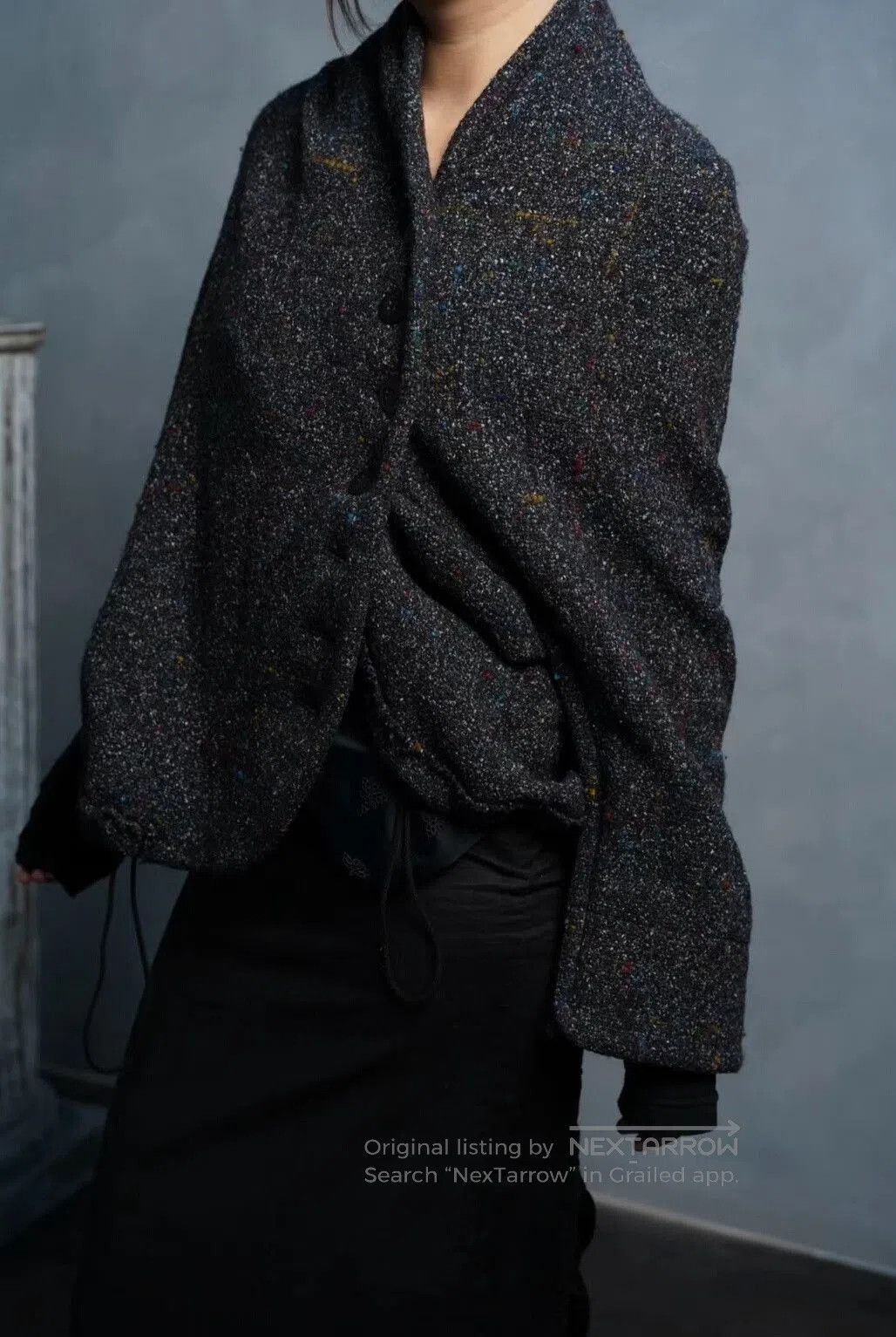 Y's Y's Yohji Yamamoto Wool Cardigan. Size M / US 6-8 / IT 42-44 - 7 Thumbnail