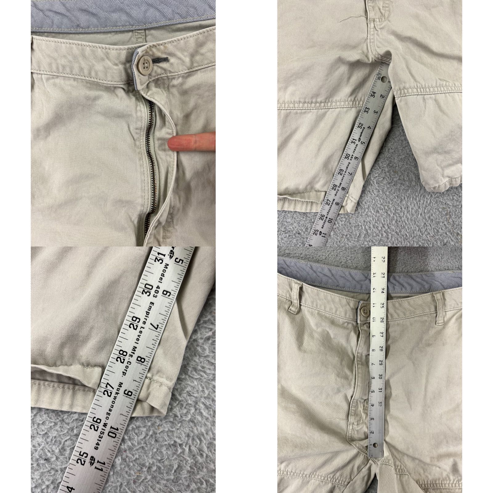 Wrangler Wrangler Cargo Shorts Mens 42 Beige Cotton Blend, 9" Inseam, Zip Fly, Pockets, Casual Outdoor Apparel Mens 42 Beige Wrangler Size US 42 / EU 58 - 8 Thumbnail