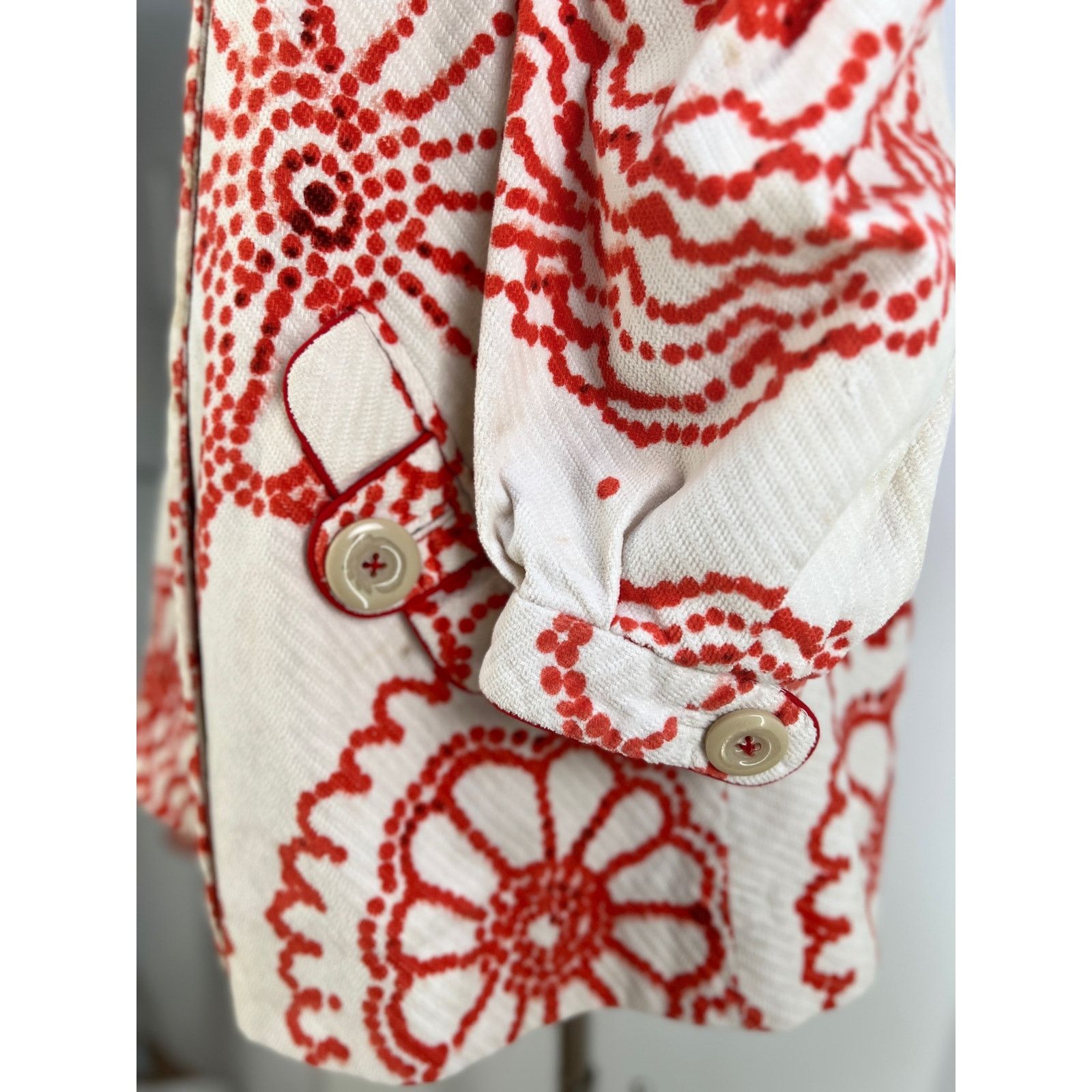 Anthropologie Anthropologie Elevenses Floral Printed Corduroy Jacket Size XS / US 0-2 / IT 36-38 - 10 Thumbnail