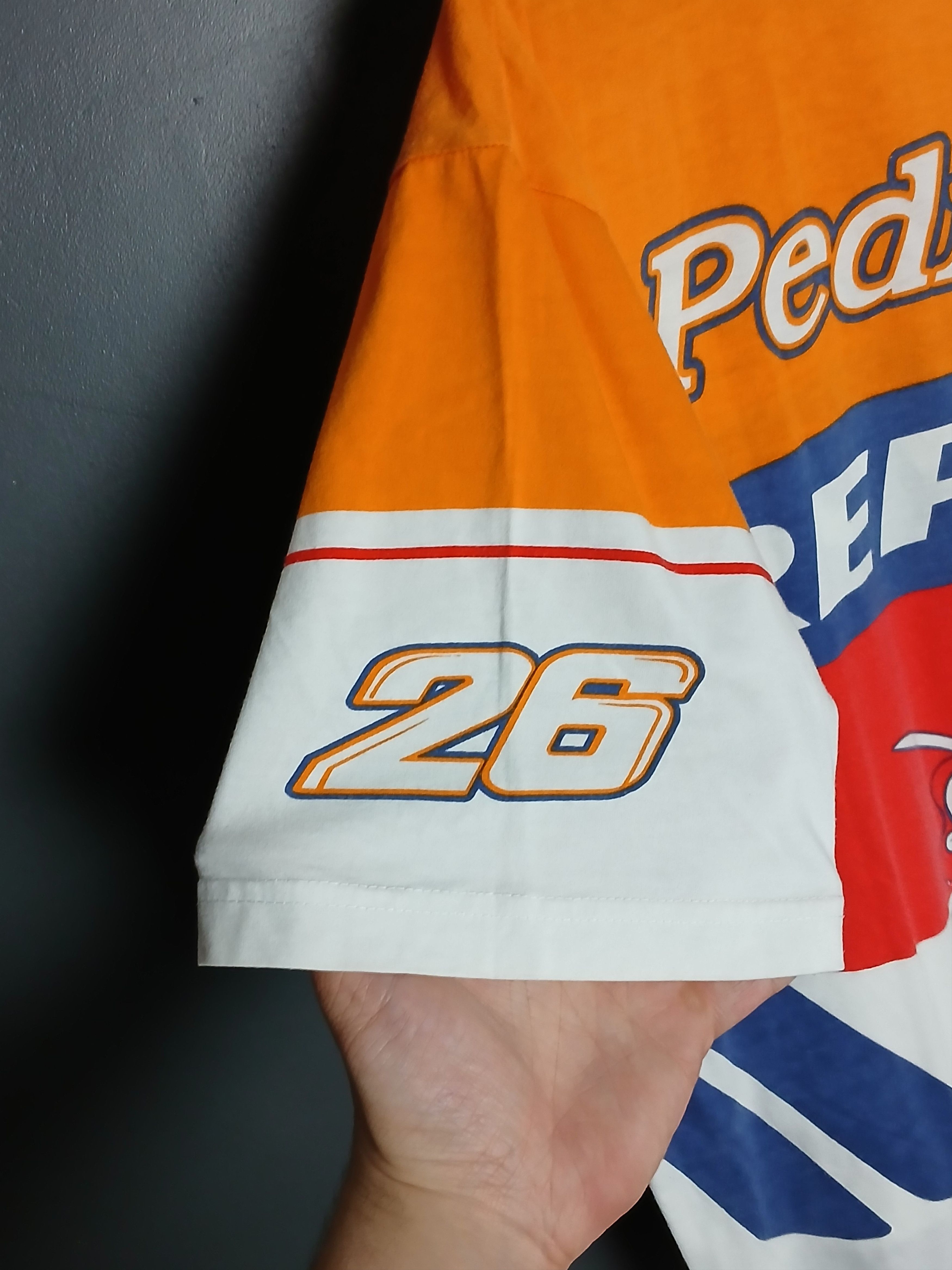 Honda Honda Repsol Dani Pedrosa MotoGP Racing Moto T-Shirt Size US XL / EU 56 / 4 - 5 Thumbnail