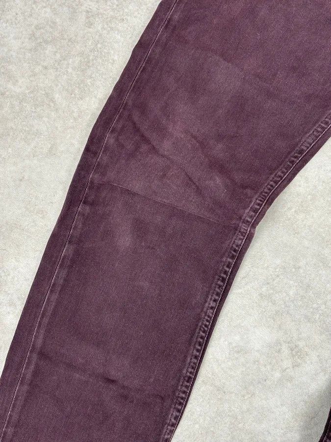 Maison Margiela AW2010 Maison Margiela Dark Purple Slim Plum Jeans Size US 31 - 10 Thumbnail