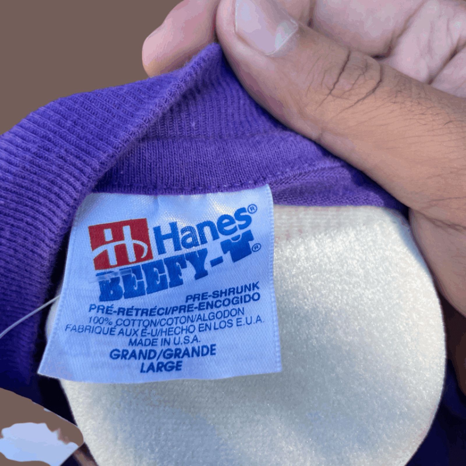 Hanes VTG 1992 Tee | Hanes St. Thomas Gold Foil | Single Stitch Size US L / EU 52-54 / 3 - 4 Thumbnail