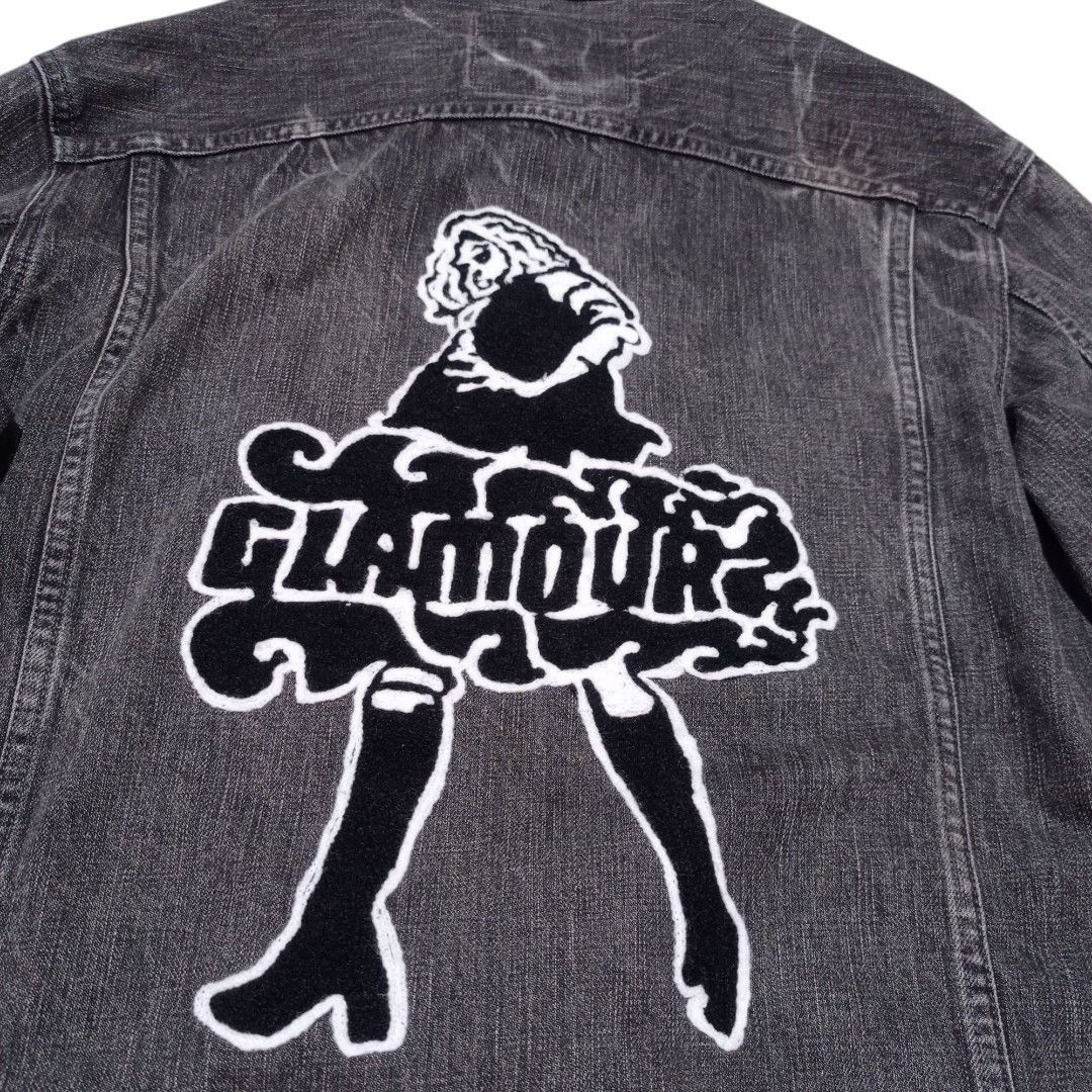 Hysteric Glamour HG trucker punk jacket big logo Size US M / EU 48-50 / 2 - 1 Thumbnail