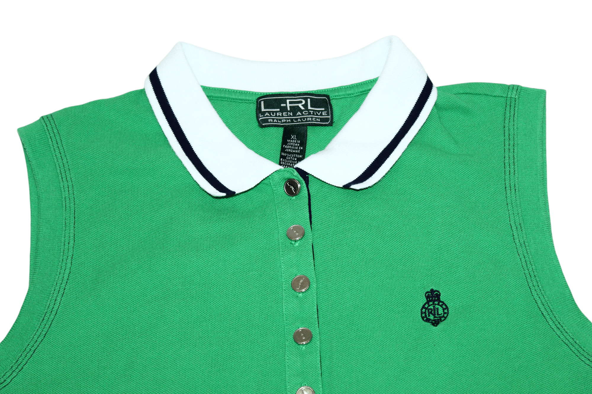 Lauren Ralph Lauren Lauren R.L. Active Nautical Rafting sleeveless polo shirt Size XL / US 12-14 / IT 48-50 - 5 Thumbnail