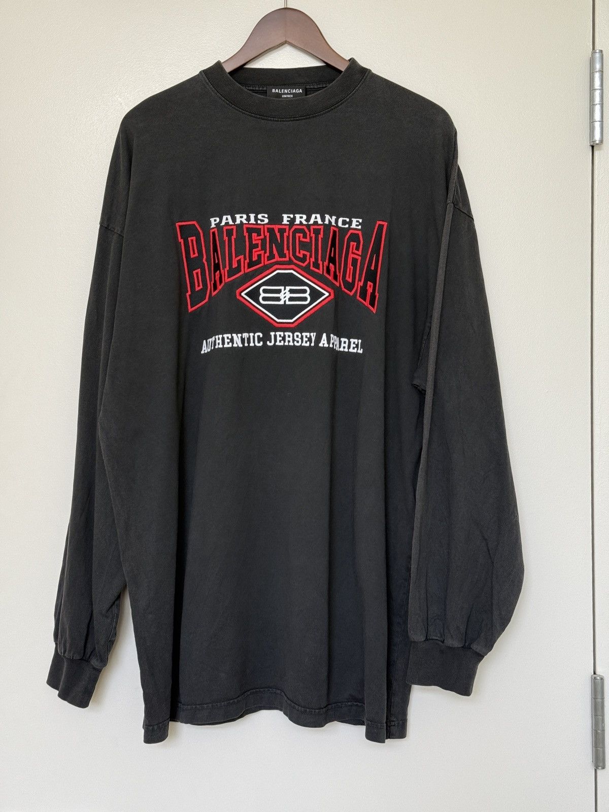 Balenciaga Balenciaga Athletics Department Longsleeve Size 2 Size US XL / EU 56 / 4 - 3 Thumbnail