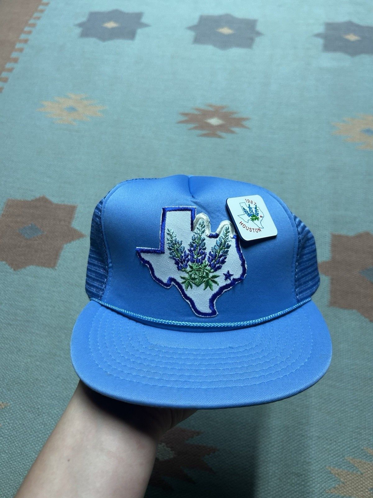 Vintage Vintage trucker hat Houston Texas embroidered SnapBack Size ONE SIZE - 2 Thumbnail