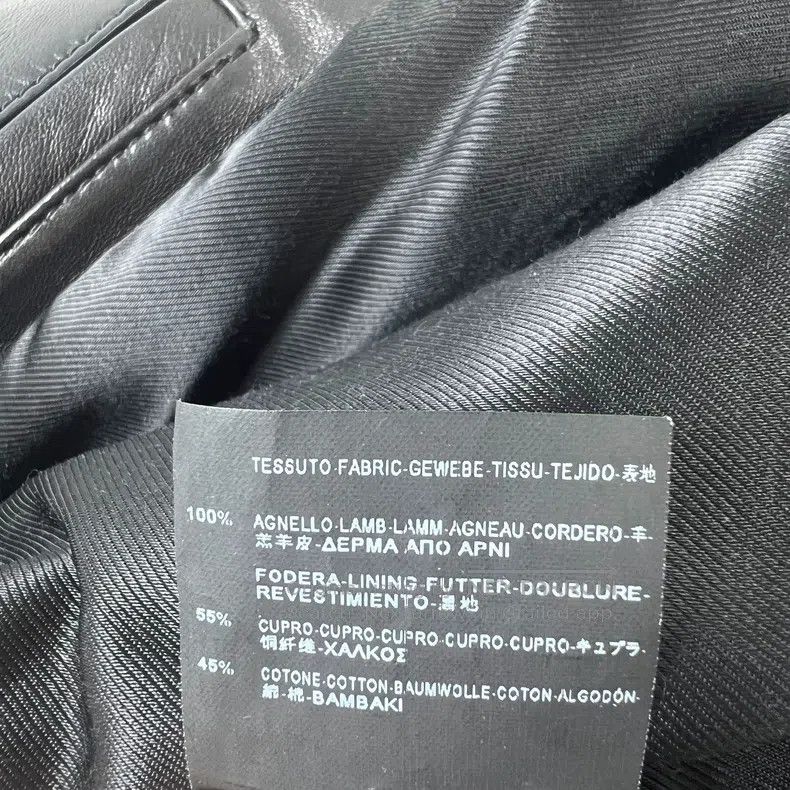 Saint Laurent Paris Saint Laurent Paris Black motorcycle leather jacket Size US M / EU 48-50 / 2 - 6 Thumbnail