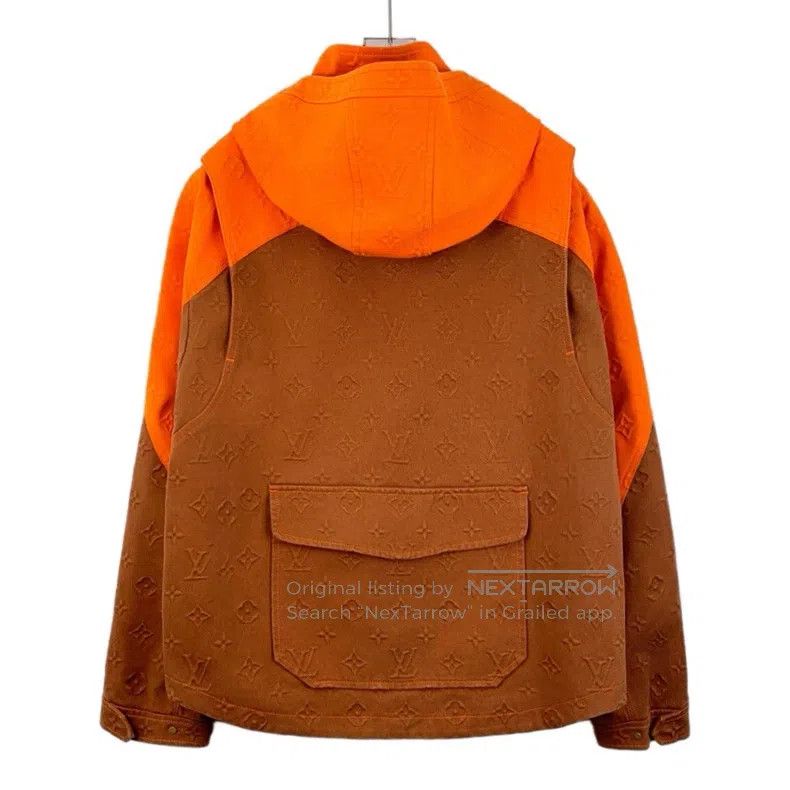 Louis Vuitton Louis Vuitton Color-block logo embossed full-print cotton Size US L / EU 52-54 / 3 - 2 Thumbnail