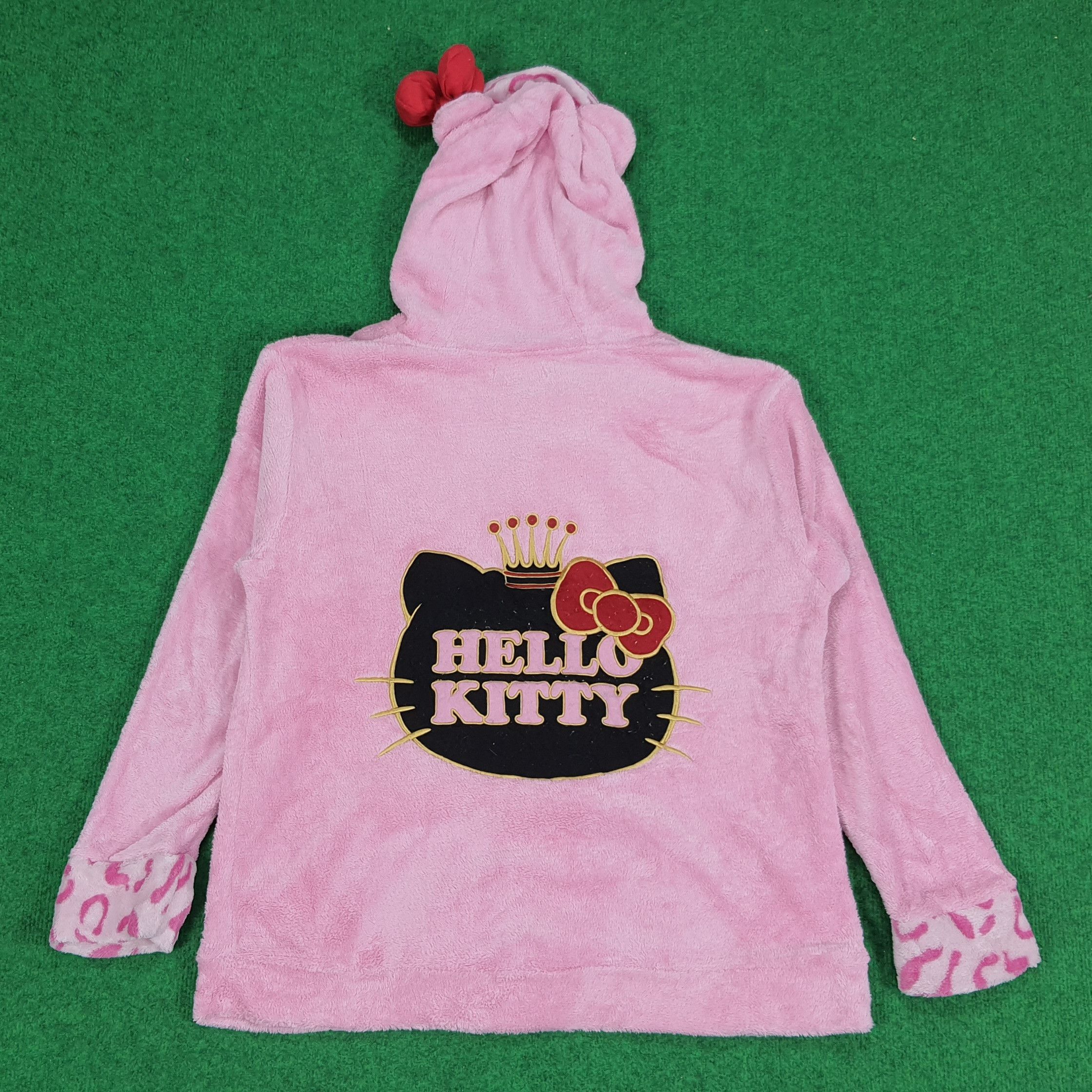 Japanese Brand × Vintage Vintage Hello Kitty Limited Edition Zipper Fleece Hoodie Size S / US 4 / IT 40 - 1 Thumbnail