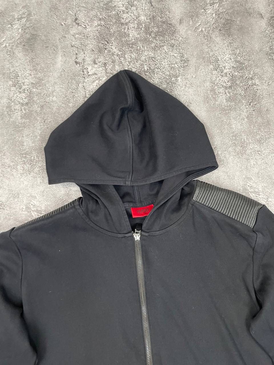 Hugo Boss Hugo Boss Men Cotton Full Zip Hoodie Black Casual Jacket Size US L / EU 52-54 / 3 - 2 Thumbnail