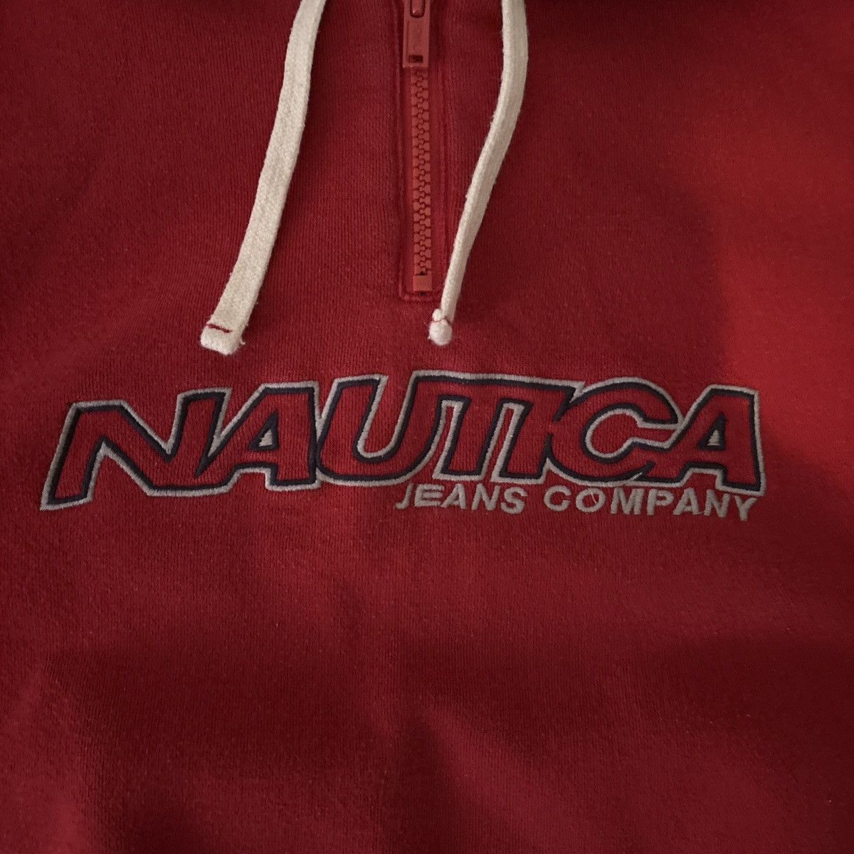 Nautica Nautica hoodie sweatshirt y2k size medium red Size US M / EU 48-50 / 2 - 2 Thumbnail