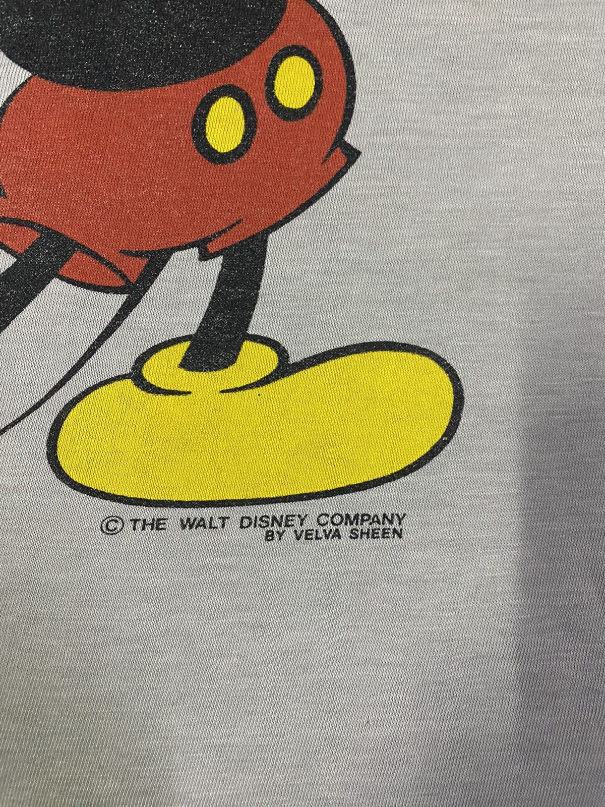 Mickey Mouse Vintage 80s Mickey Mouse T-Shirt Size US L / EU 52-54 / 3 - 7 Thumbnail