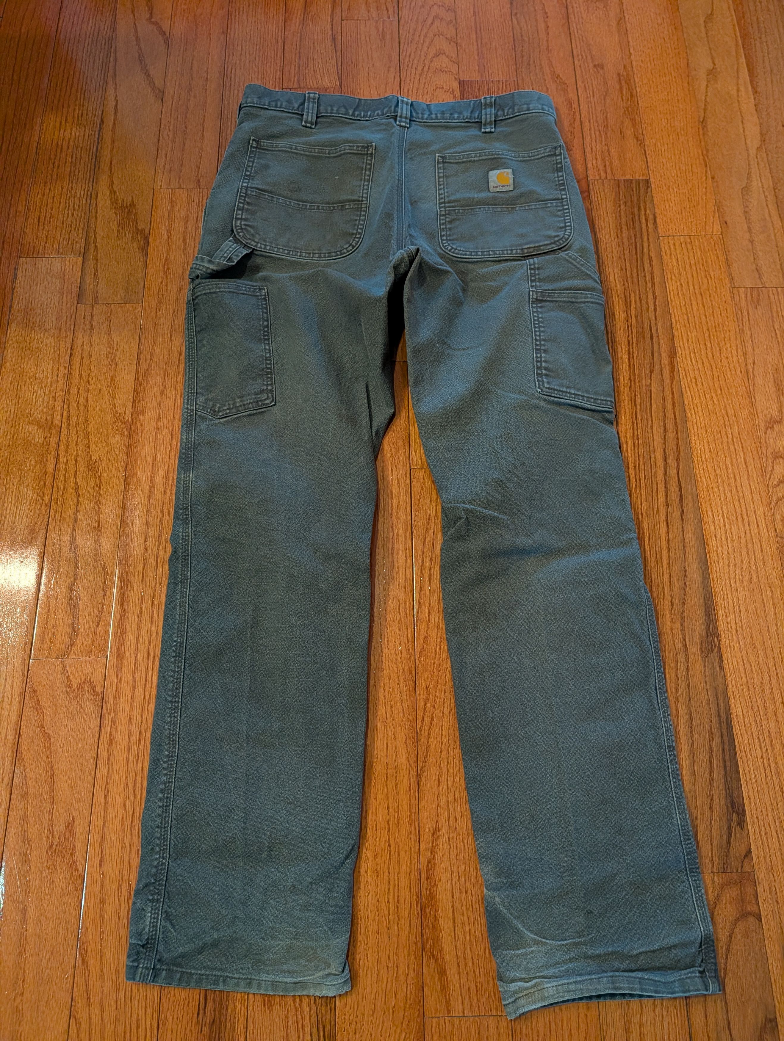 Carhartt Carhartt 103279 Rugged Flex Relaxed Canvas Work Pants 34x34 Size US 34 / EU 50 - 1 Thumbnail